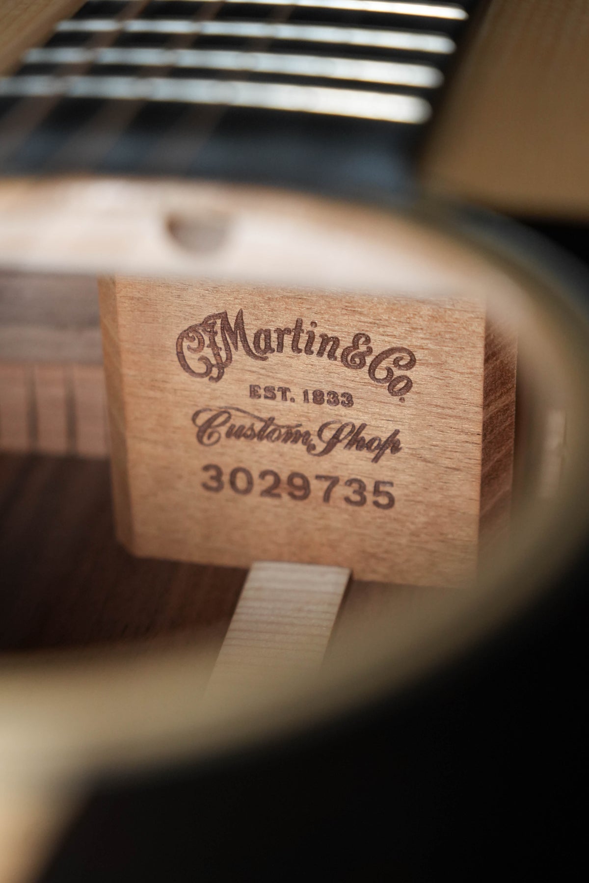 Martin Custom Shop D-14 Fret Spruce/Black Walnut Dreadnought Acoustic Guitar #9735