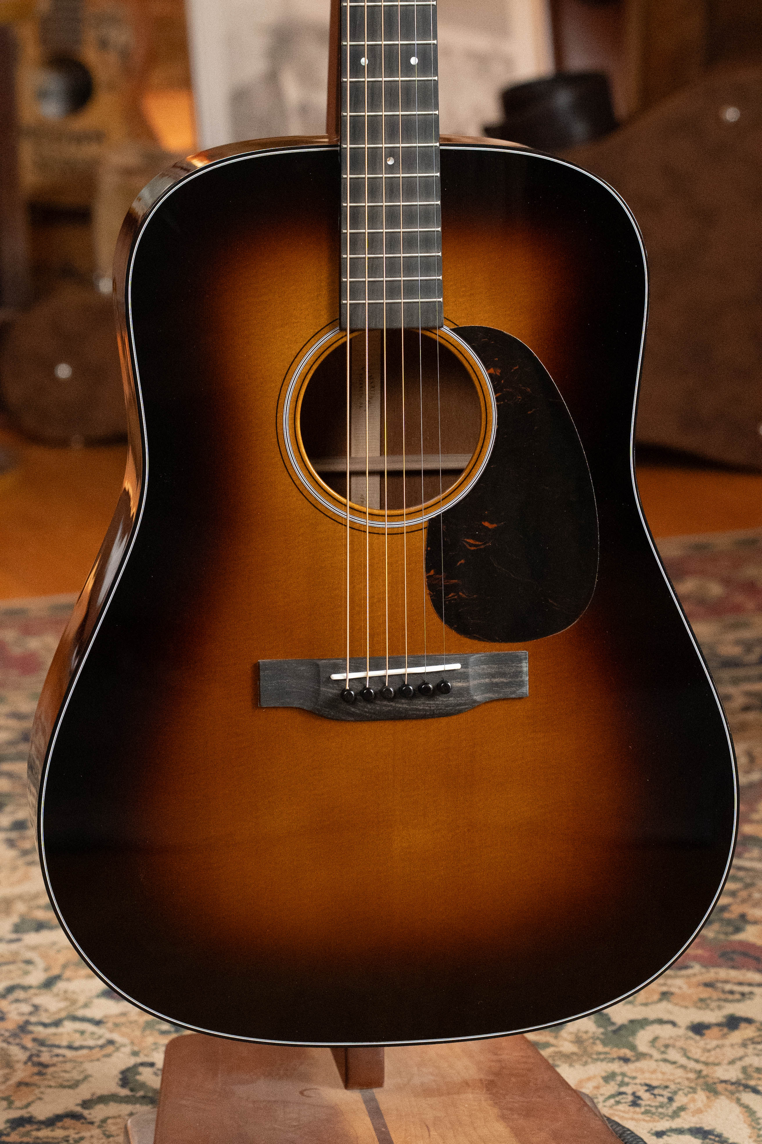 Martin D-18 Spruce/Mahogany 1935 Gloss Sunburst Finish Dreadnought Acoustic Guitar #2409
