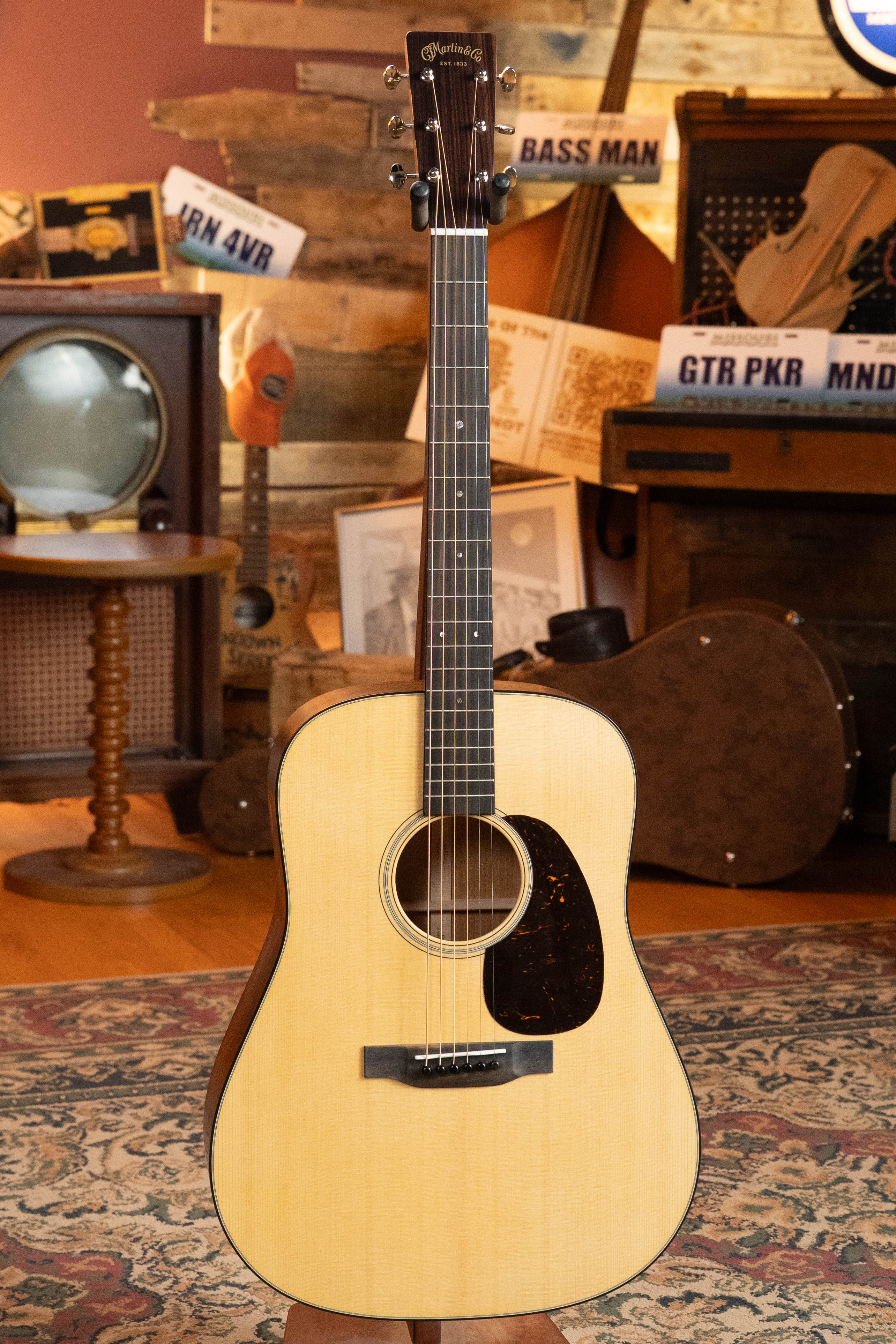 Martin D-18 Spruce/Mahogany Satin Finish Dreadnought Acoustic Guitar #1864