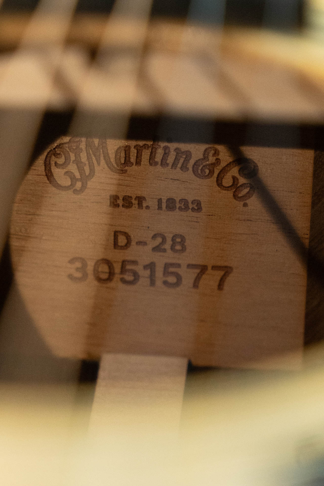 Martin D-28 Gloss Spruce/Rosewood Dreadnought Acoustic Guitar #1577