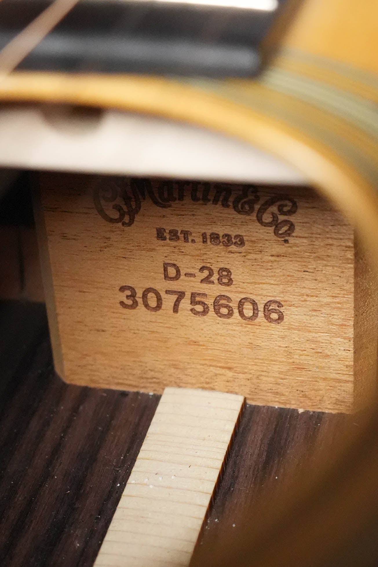 Martin D-28 Satin Spruce/Rosewood Acoustic Guitar #5606