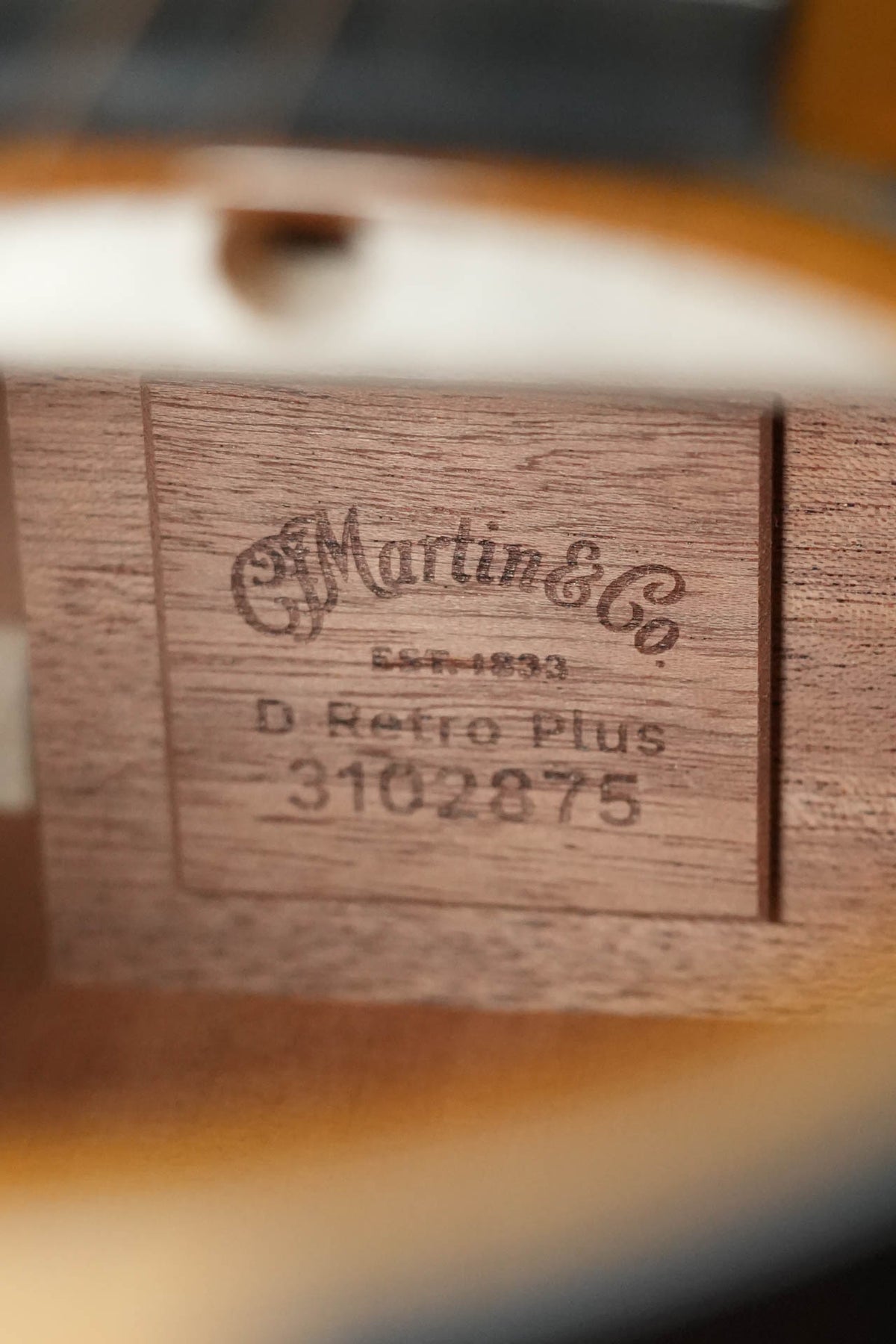 Martin DE Retro Plus Mahogany Dreadnought Acoustic-Electric Guitar #2875