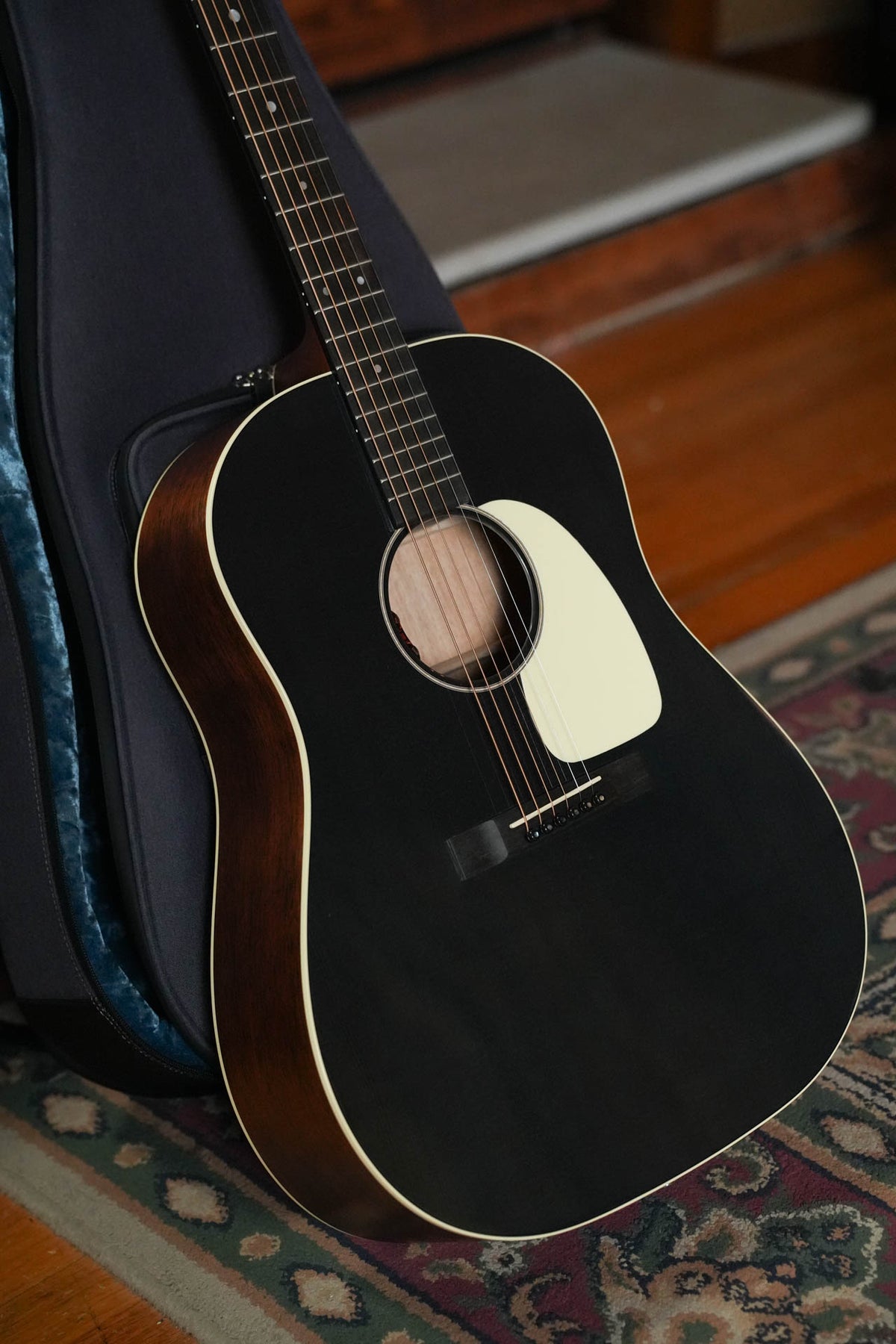 Martin DSS-16E Slope Shoulder Acoustic-Electric Guitar, Black Smoke #4876