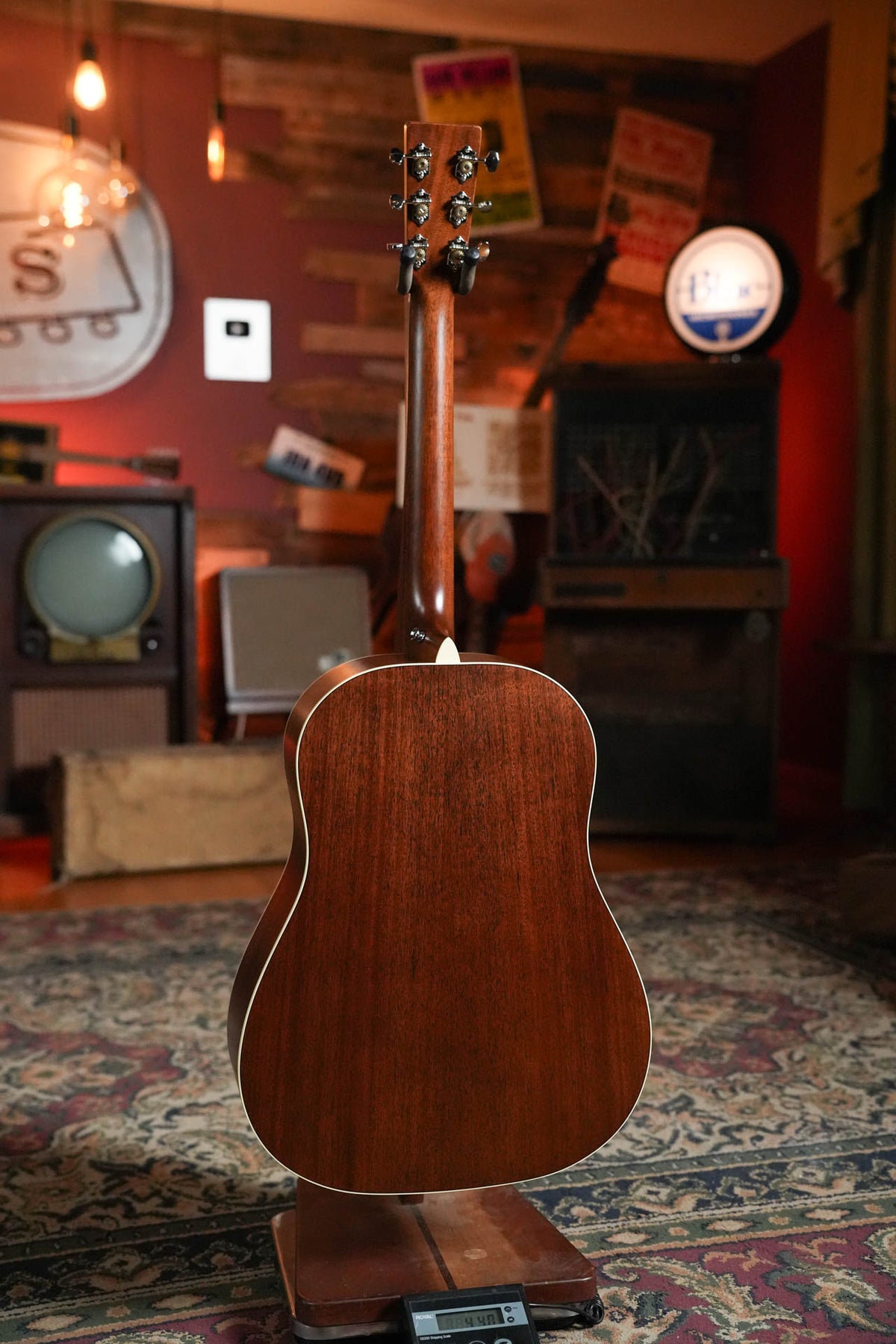 Martin DSS-16E Slope Shoulder Acoustic-Electric Guitar, Black Smoke #4876