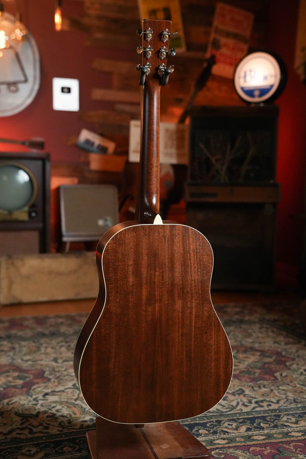 Martin DSS-16E Slope Shoulder Acoustic-Electric Guitar, Cherry Cola #4104