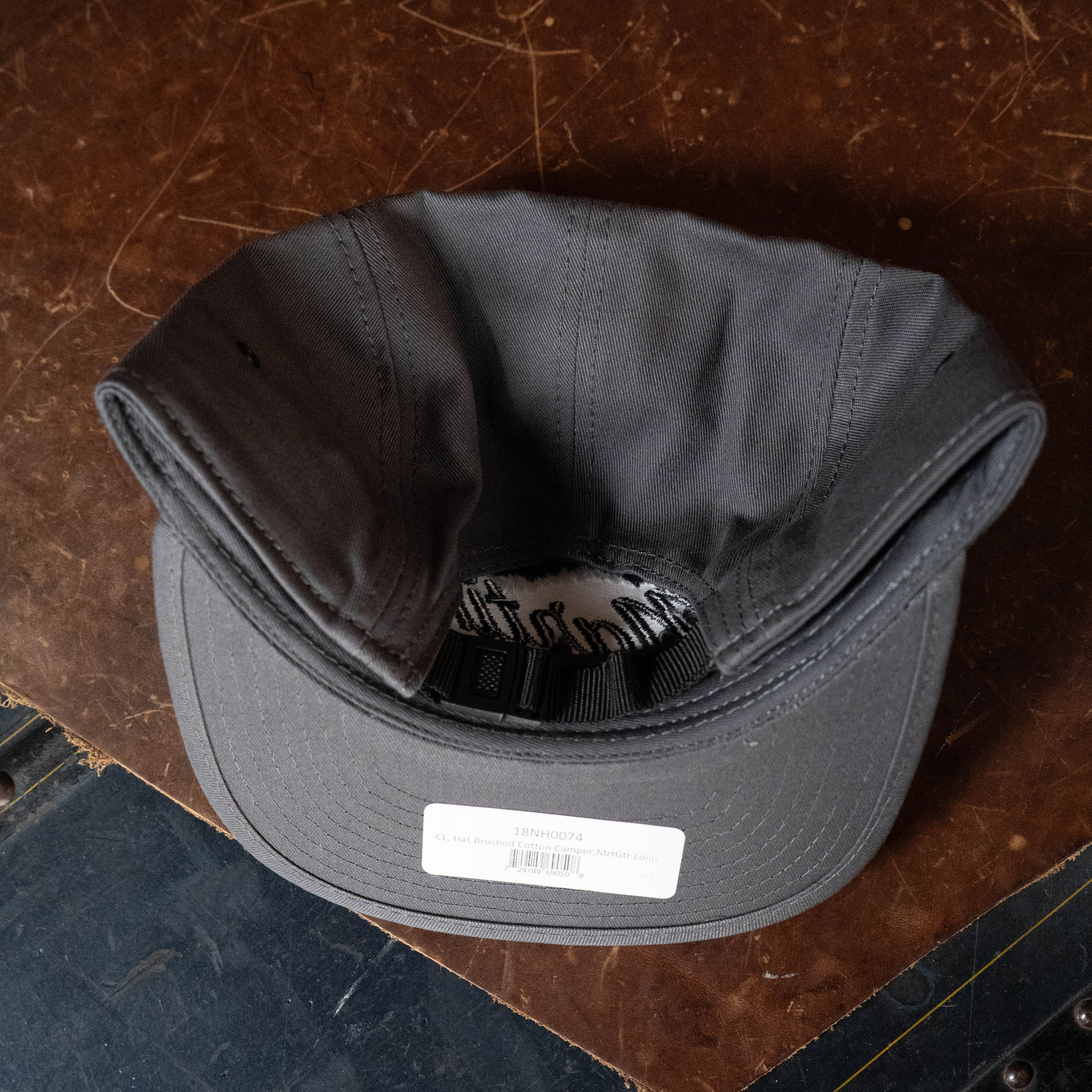 Martin Logo Brushed Cotton Gray Camper Hat