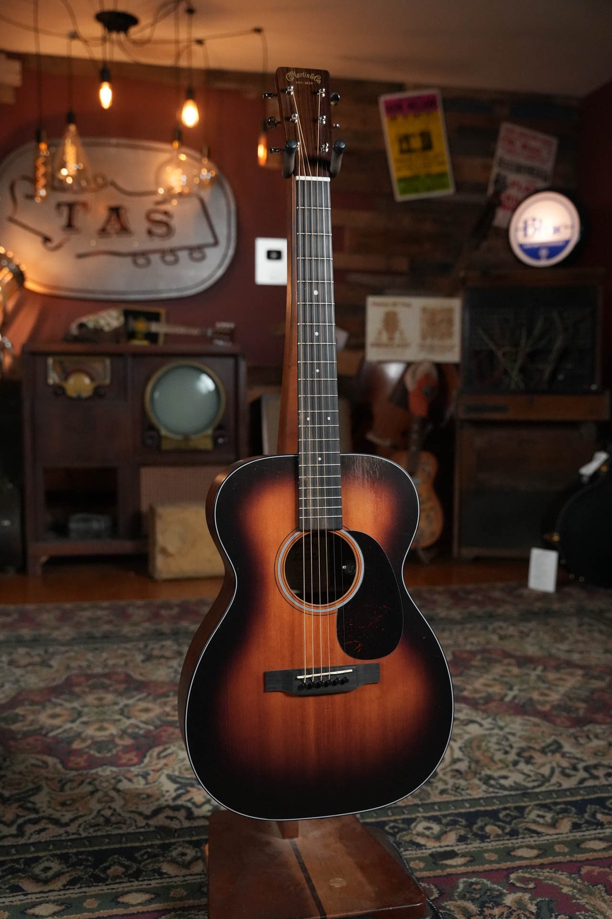 Martin OO-10E Retro Joe Bonamassa Grand Concert Sunburst Acoustic-Electric Guitar #9123