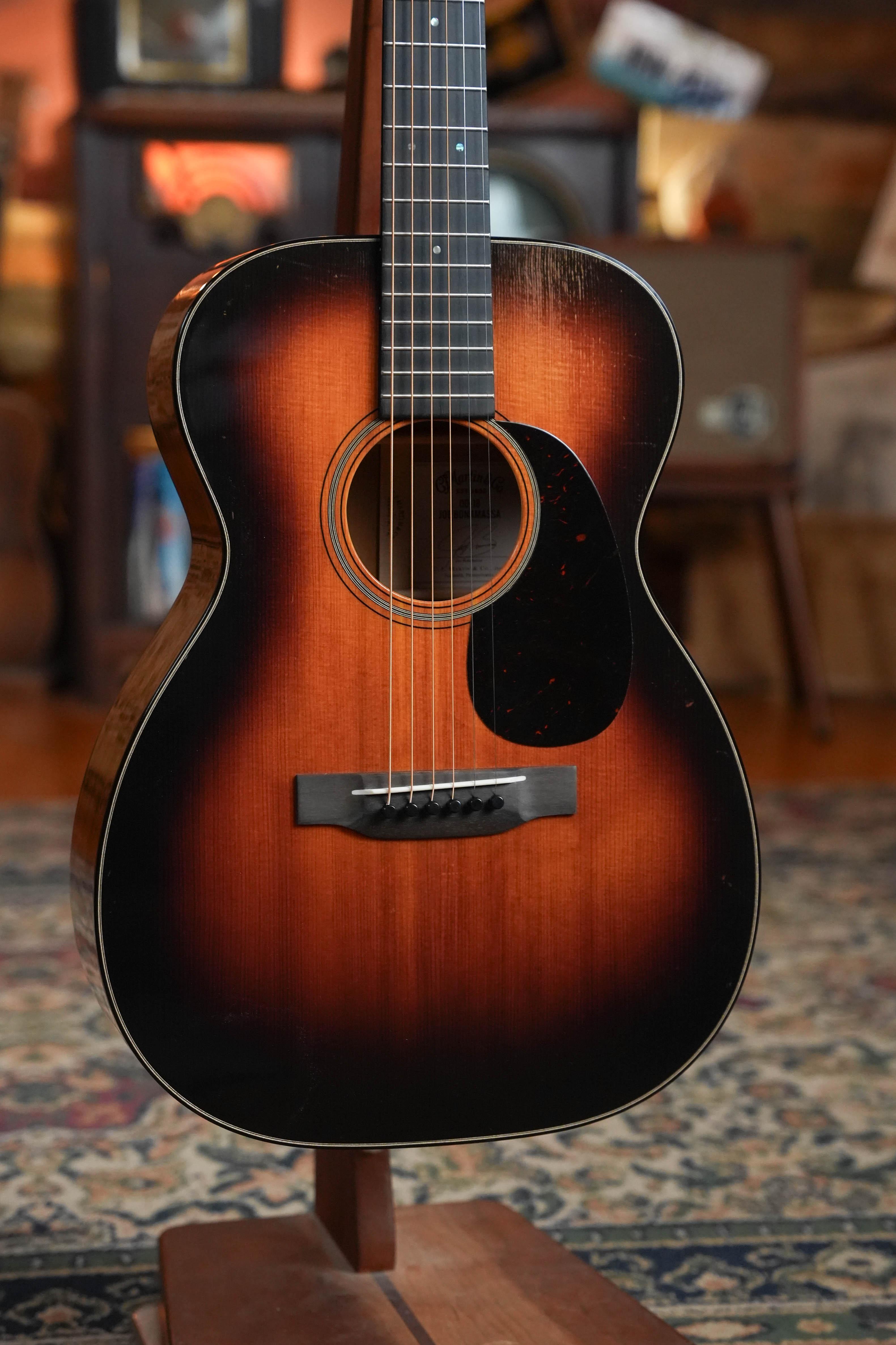 Martin OO-18 Joe Bonamassa Custom Signature Artist 1937 Sunburst OO Acoustic Guitar #4231