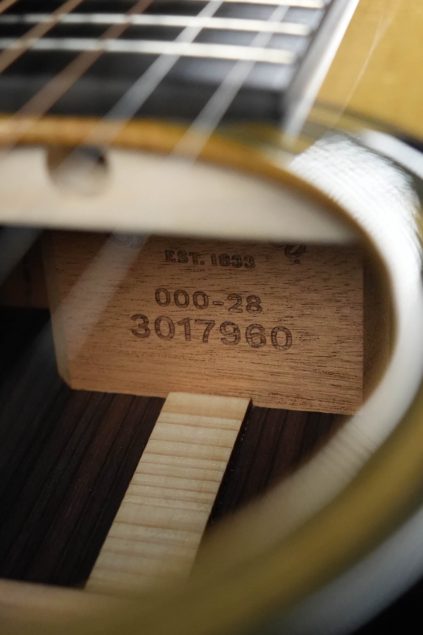 Martin OOO-28 Gloss Spruce/Rosewood OOO Acoustic Guitar #7960