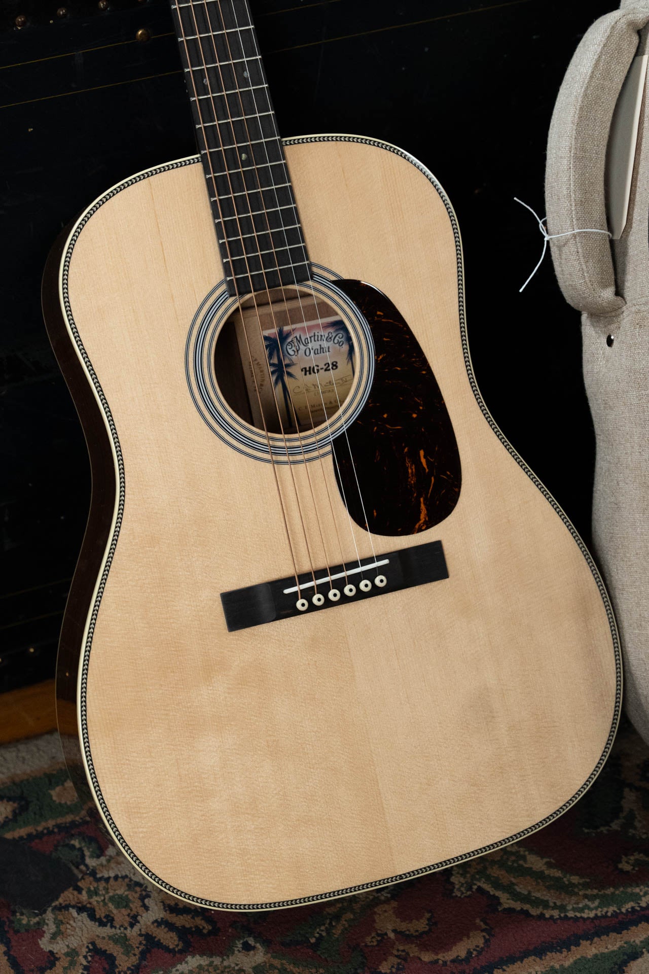 Martin O'ahu HG-28 Spruce/Koa Sloped Shoulder HG Acoustic Guitar #8481