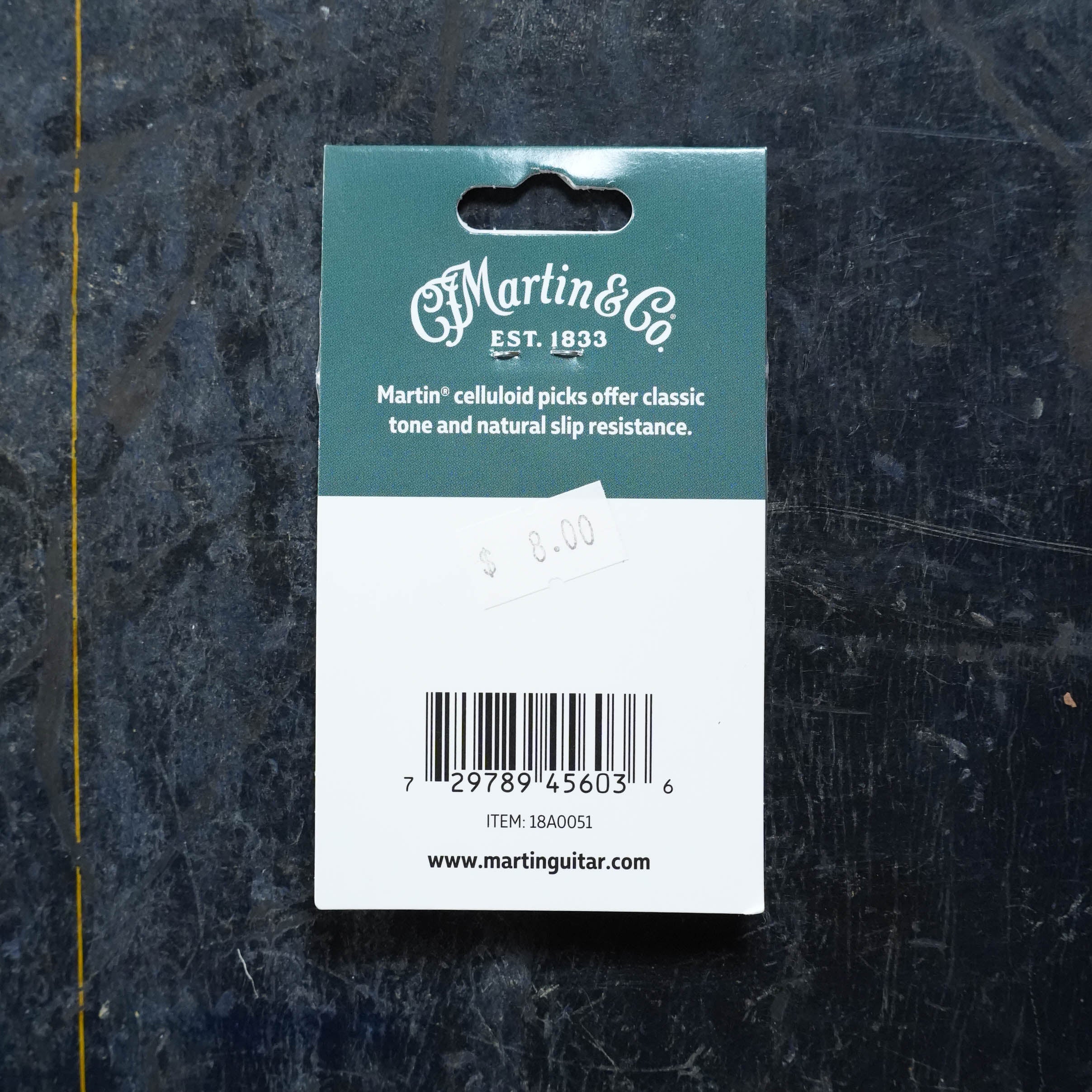 Martin #1 Heavy .96mm Celluloid Guitar Pick Pack