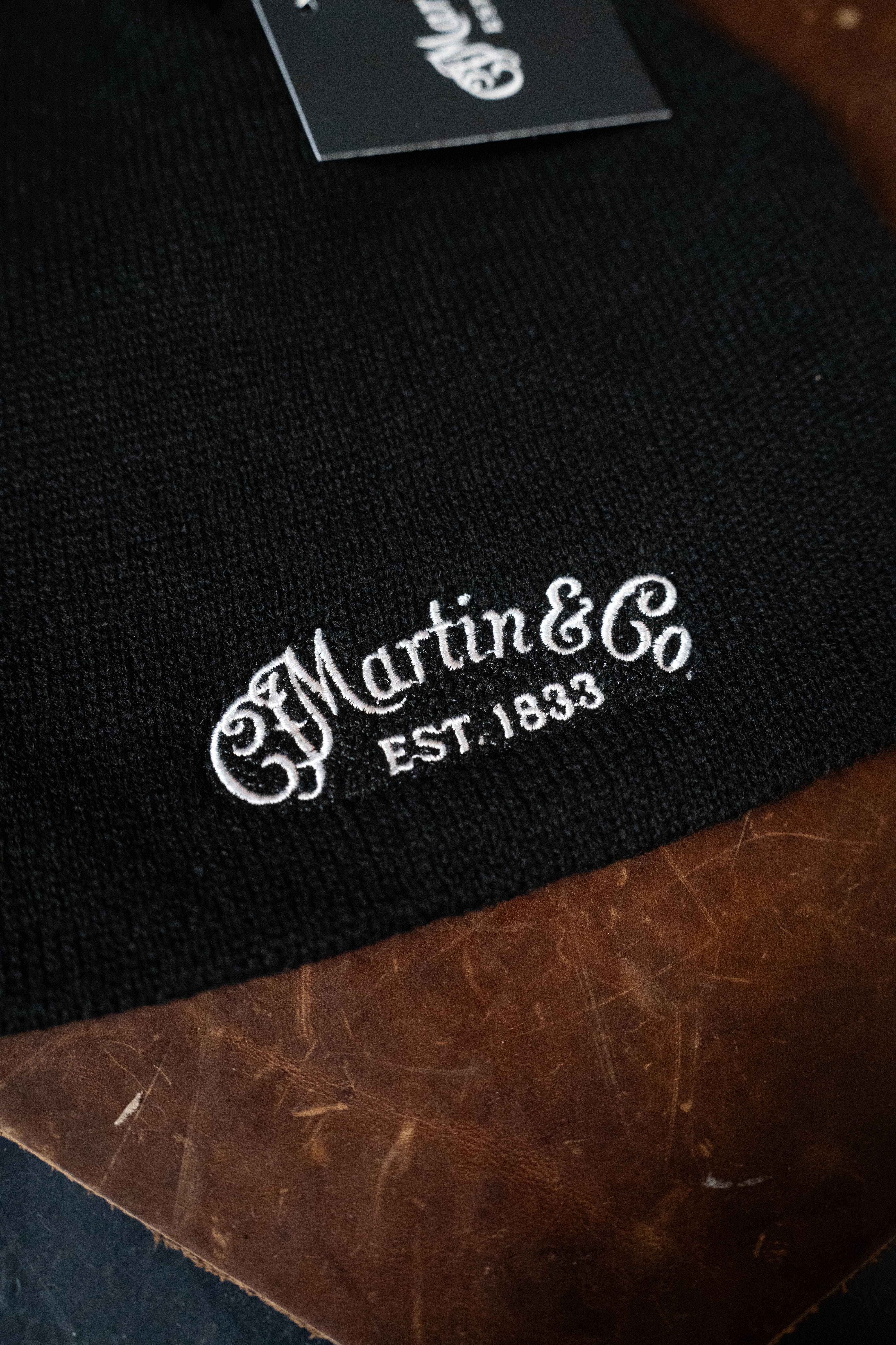 Martin Logo Black Beanie