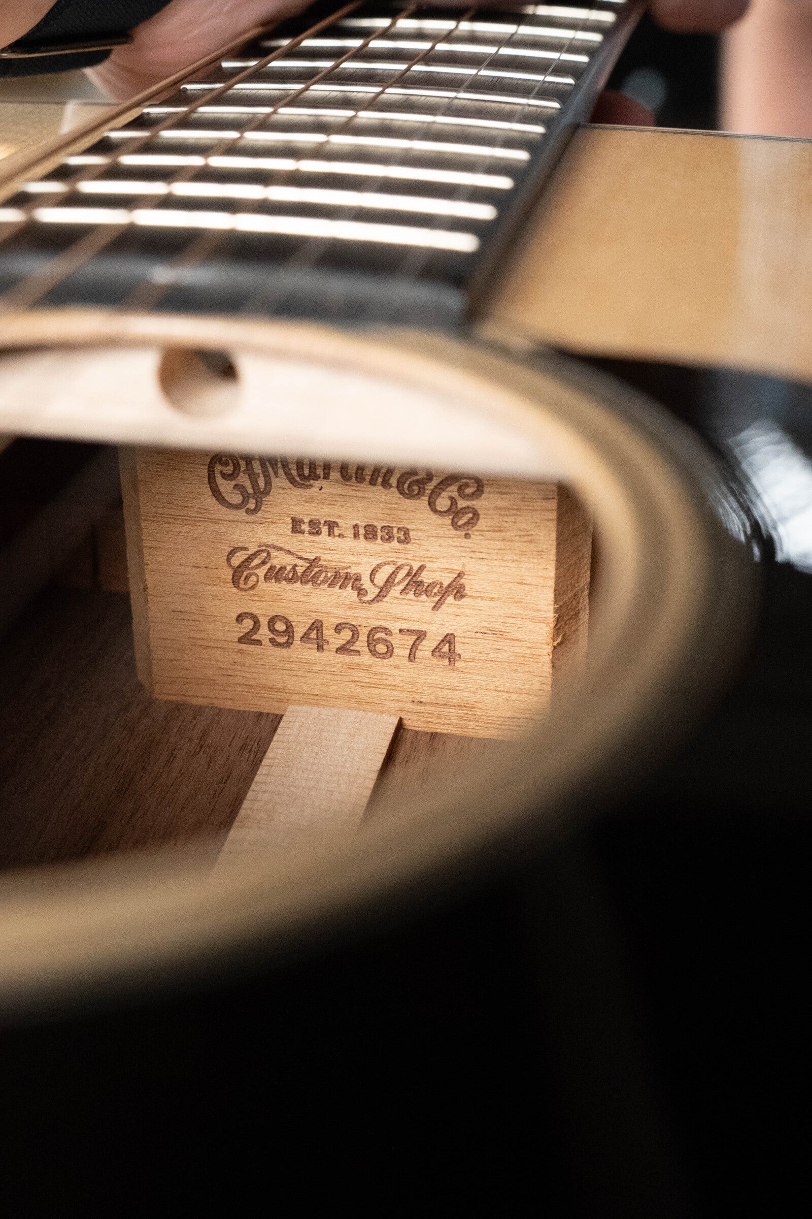 Martin Custom Shop OOO-28 Style Spruce/Black Walnut 14 Fret Acoustic Guitar #2674