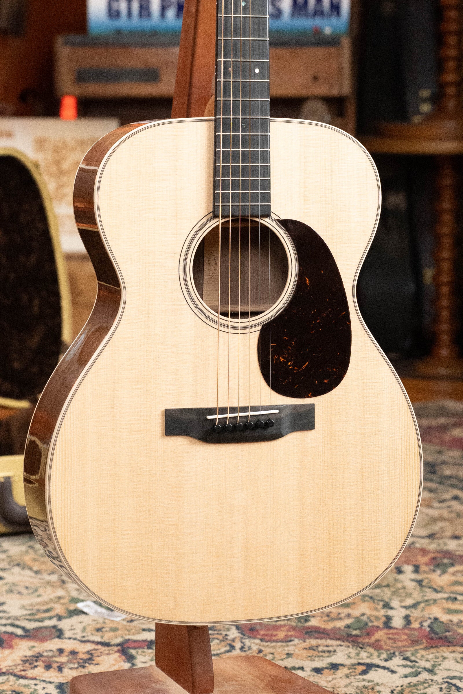 Martin Custom Shop OOO-28 Style Spruce/Black Walnut 14 Fret Acoustic Guitar #2674