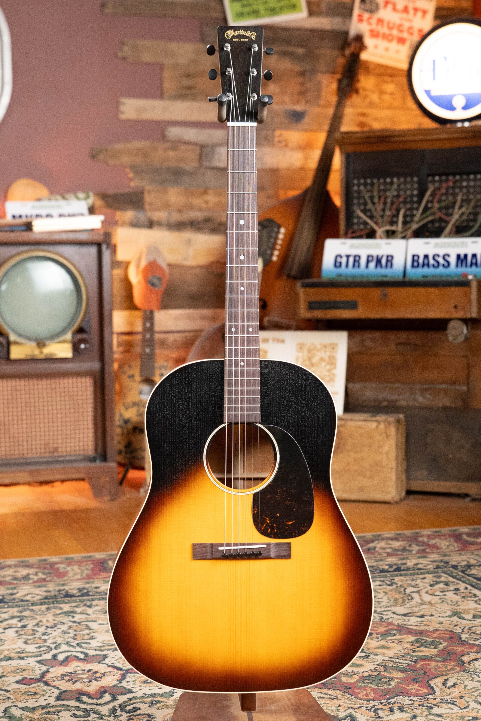 Martin DSS-17 Spruce/Mahogany Whiskey Sunset Slope Shoulder Dreadnought Acoustic Guitar #5858