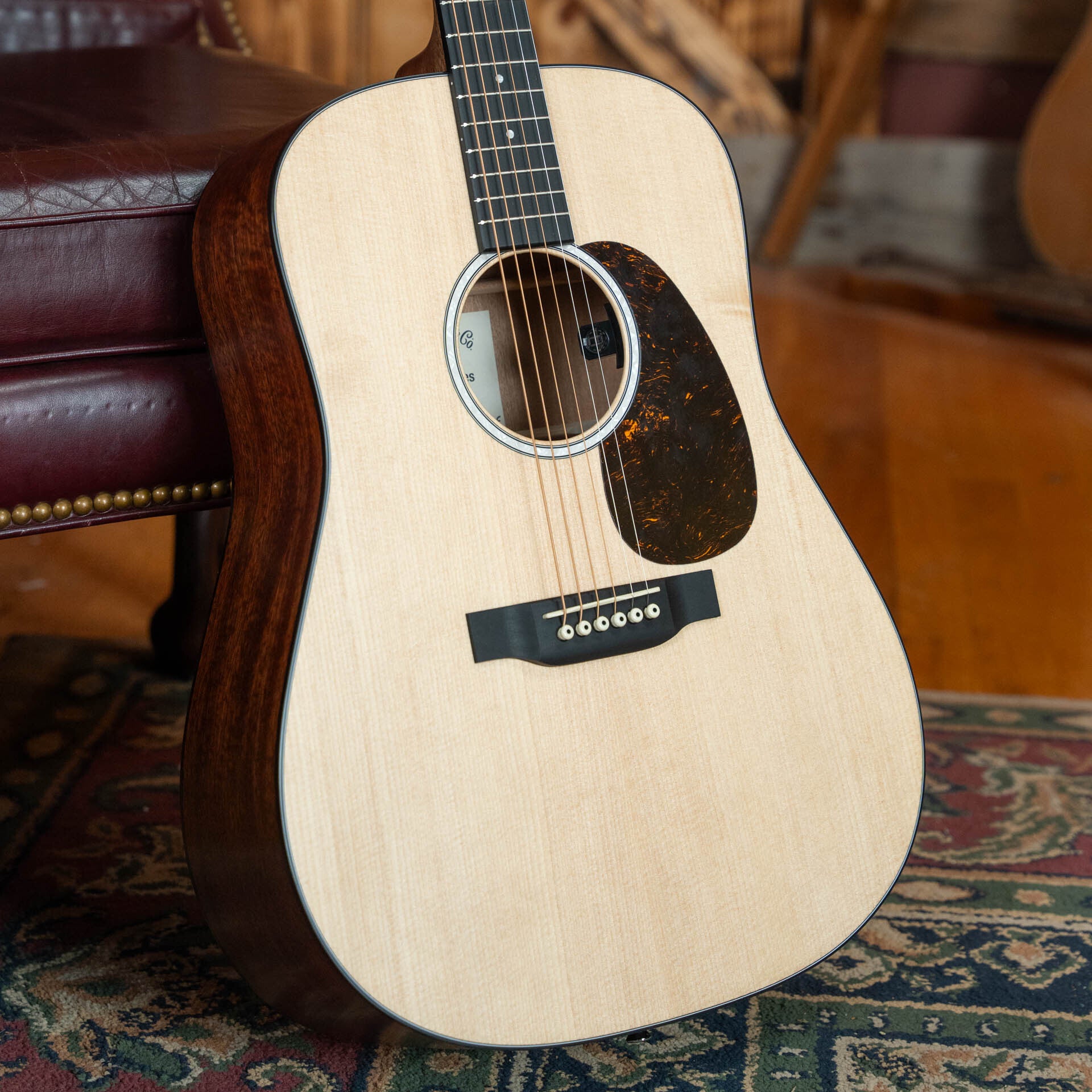 Martin D-10E Sitka/Sapele Dreadnought Guitar w/Martin E-1 Pickup #6757