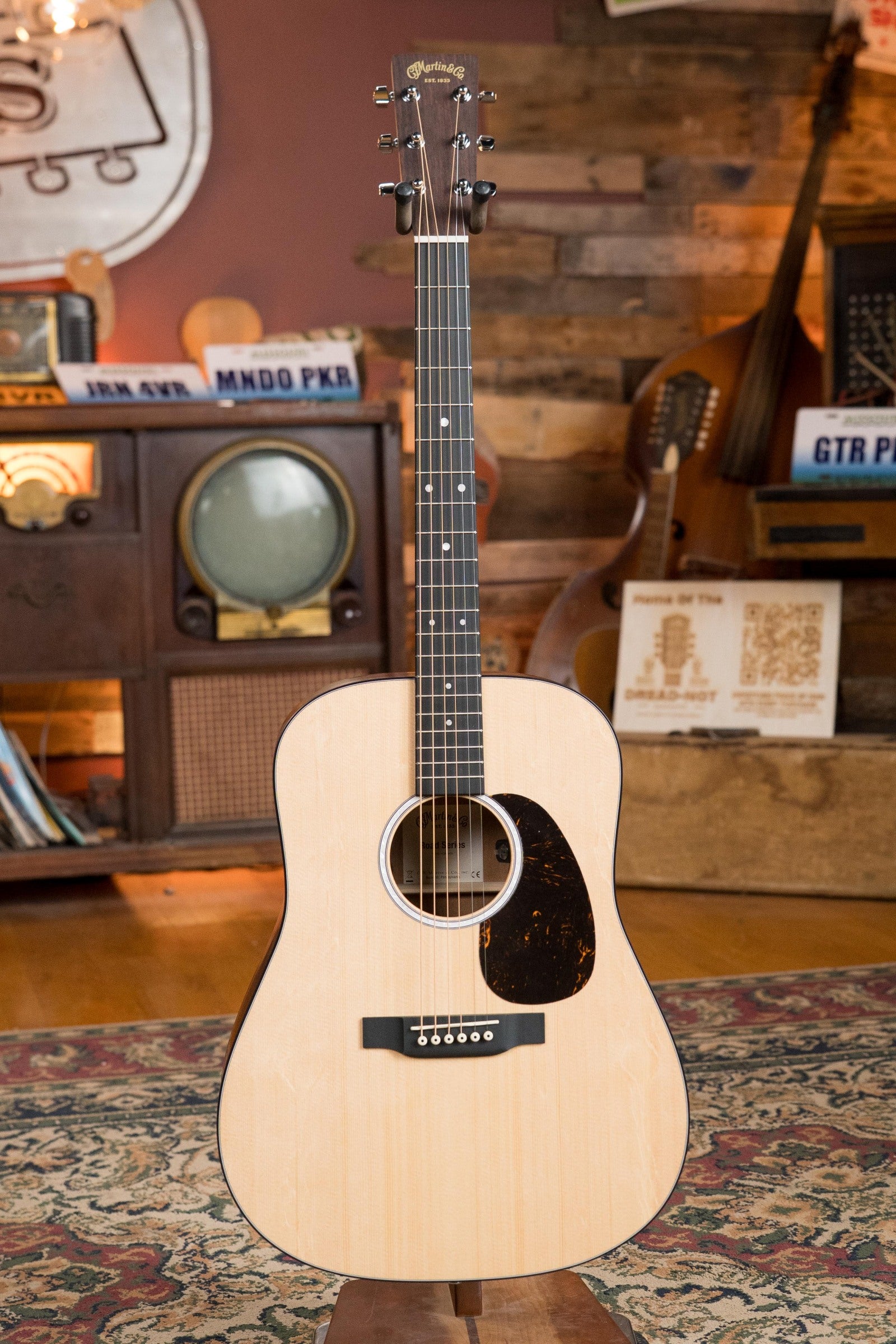 Martin D-10E Sitka/Sapele Dreadnought Guitar w/Martin E-1 Pickup #6878