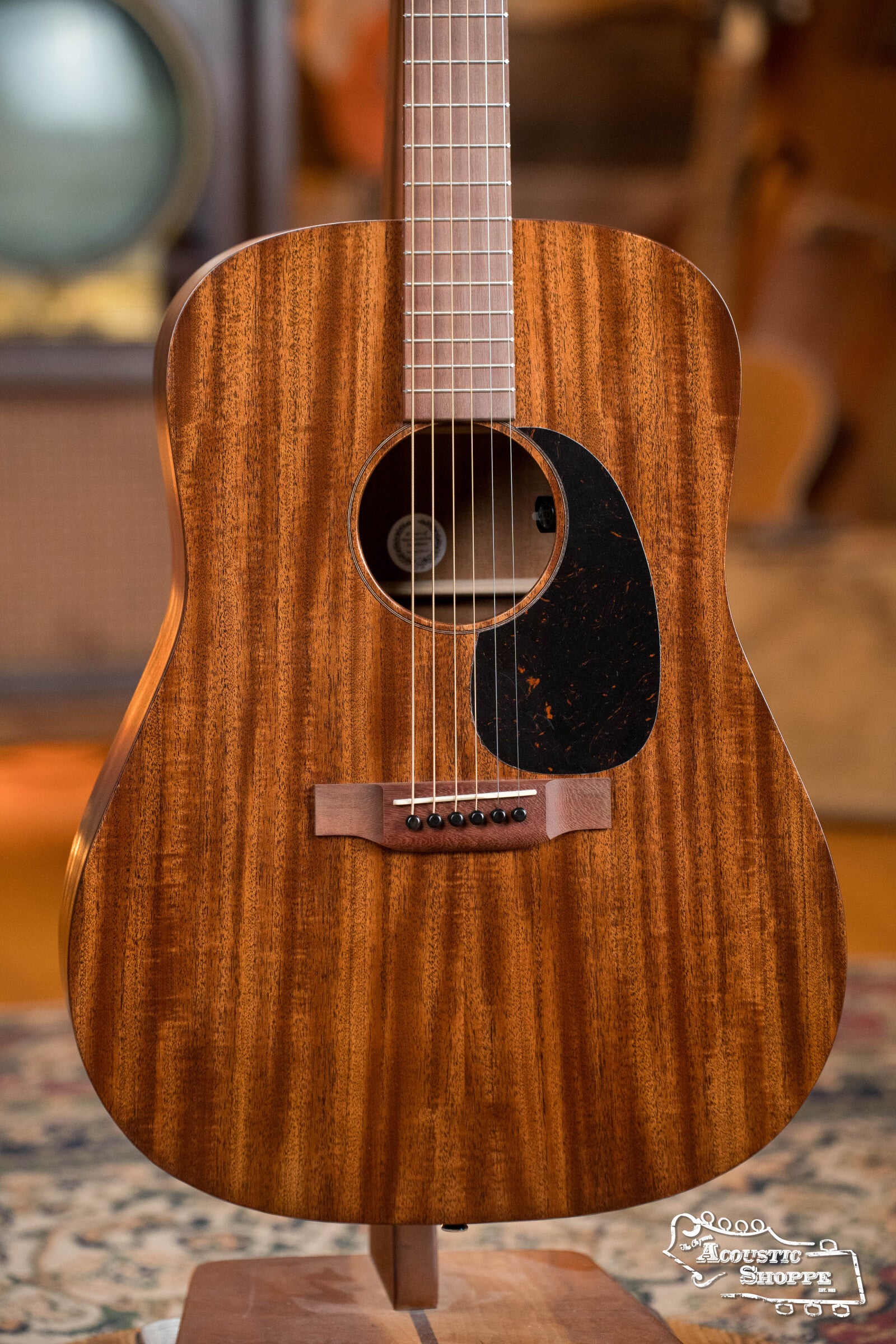 Martin D-15E Indian Plantation Mahogany/Sapele Dreadnought Guitar w/Martin E-1 Pickup #7282