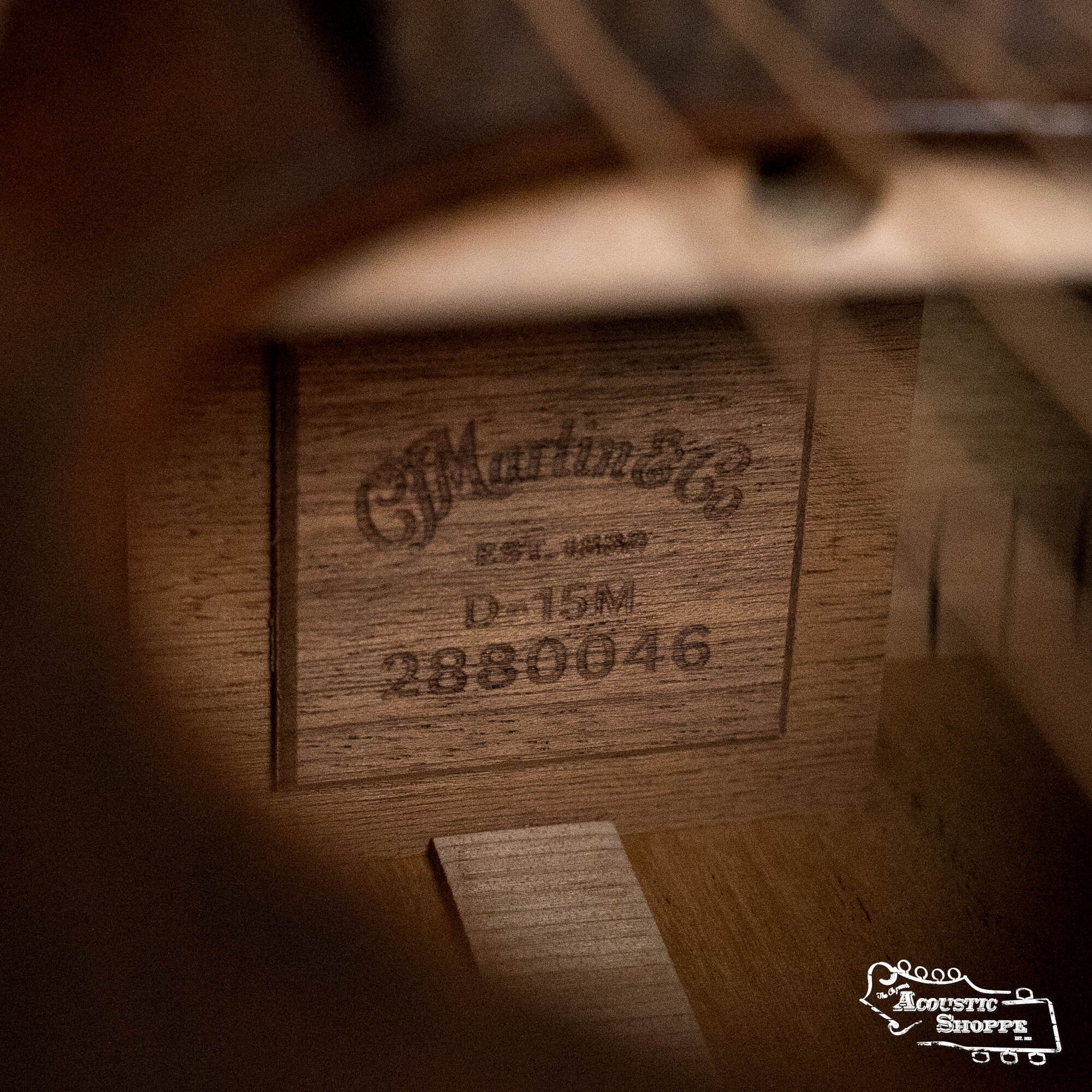 Martin D-15M StreetMaster® All Mahogany Satin Slope Shoulder Dreadnought Guitar w/Mahogany Burst Top Color #0046