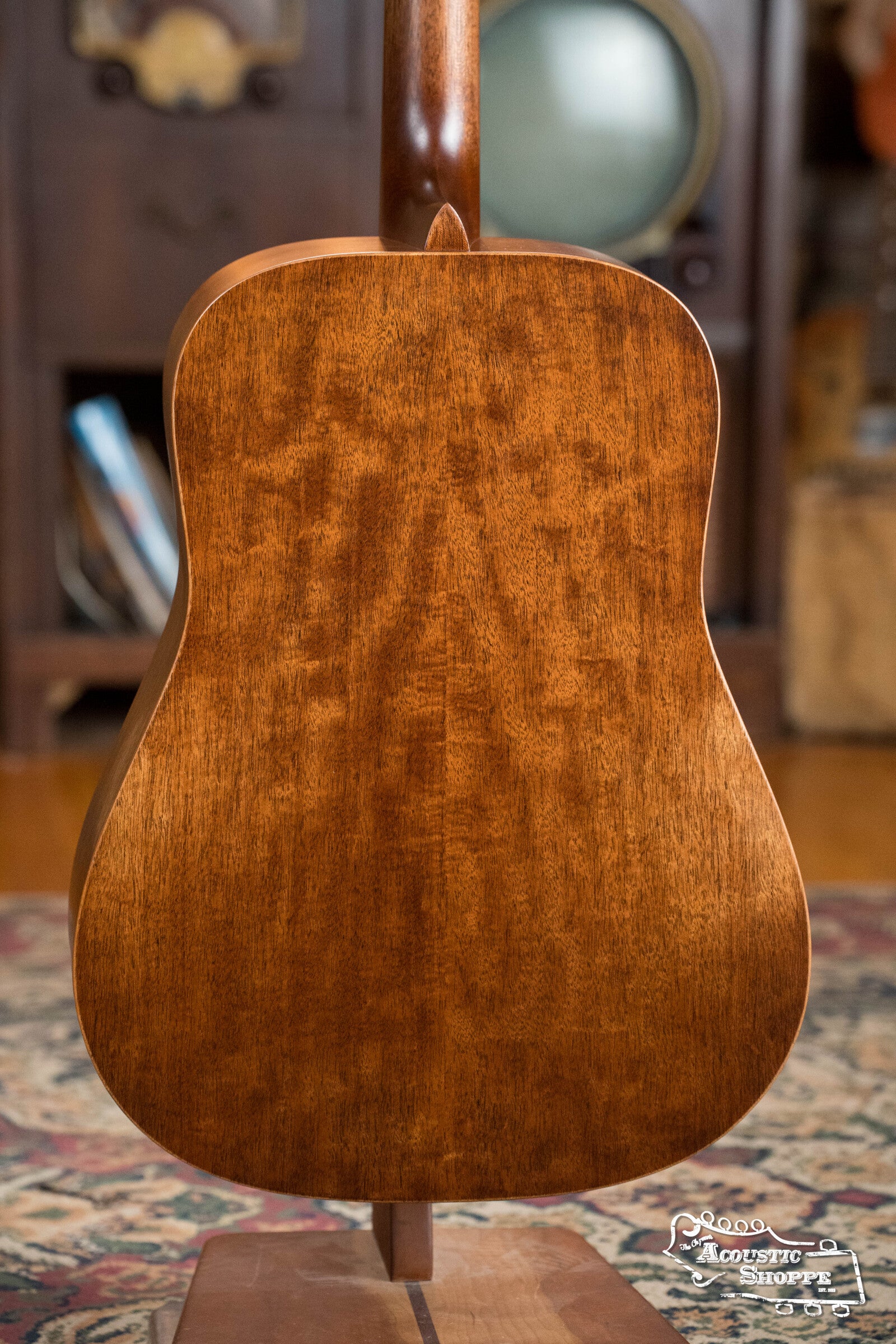 Martin D-15M StreetMaster® All Mahogany Satin Slope Shoulder Dreadnought Guitar w/Mahogany Burst Top Color #0046