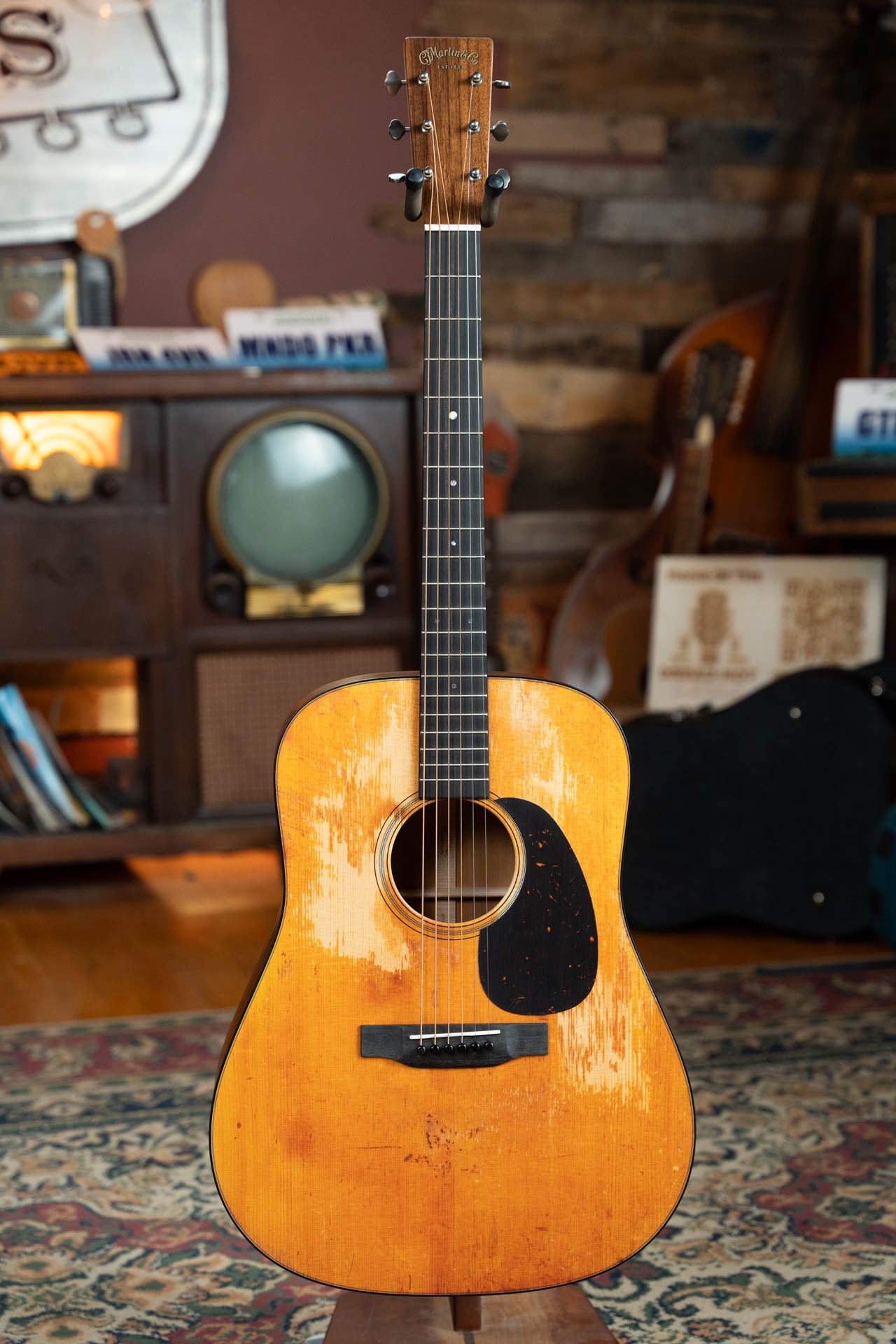 Martin D-18 StreetLegend Spruce/Mahogany "Aged" Satin Dreadnought Acoustic Guitar #7051
