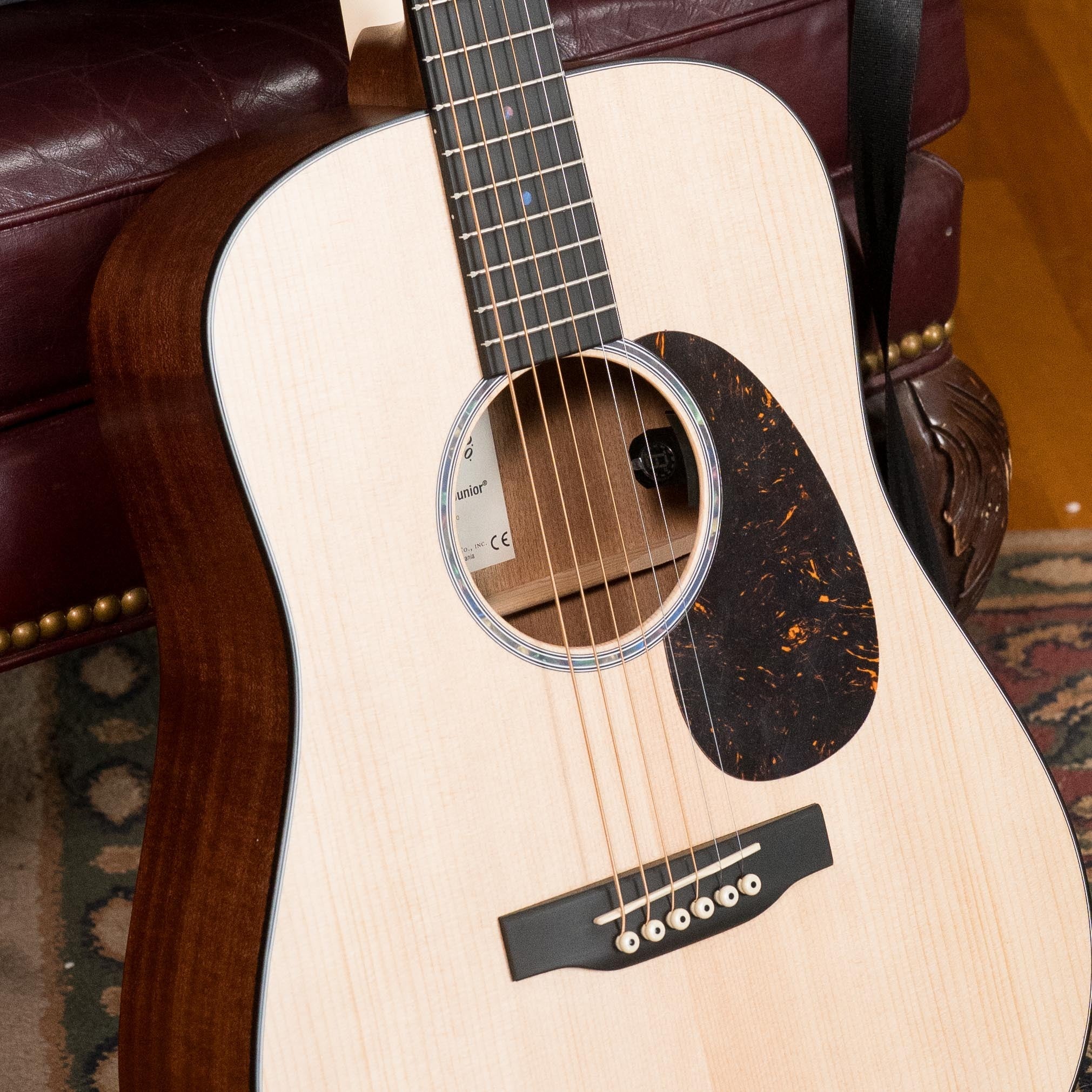 Martin D Jr-E Satin Spruce/Sapele Dreadnought Guitar w/Martin Electronics #2340