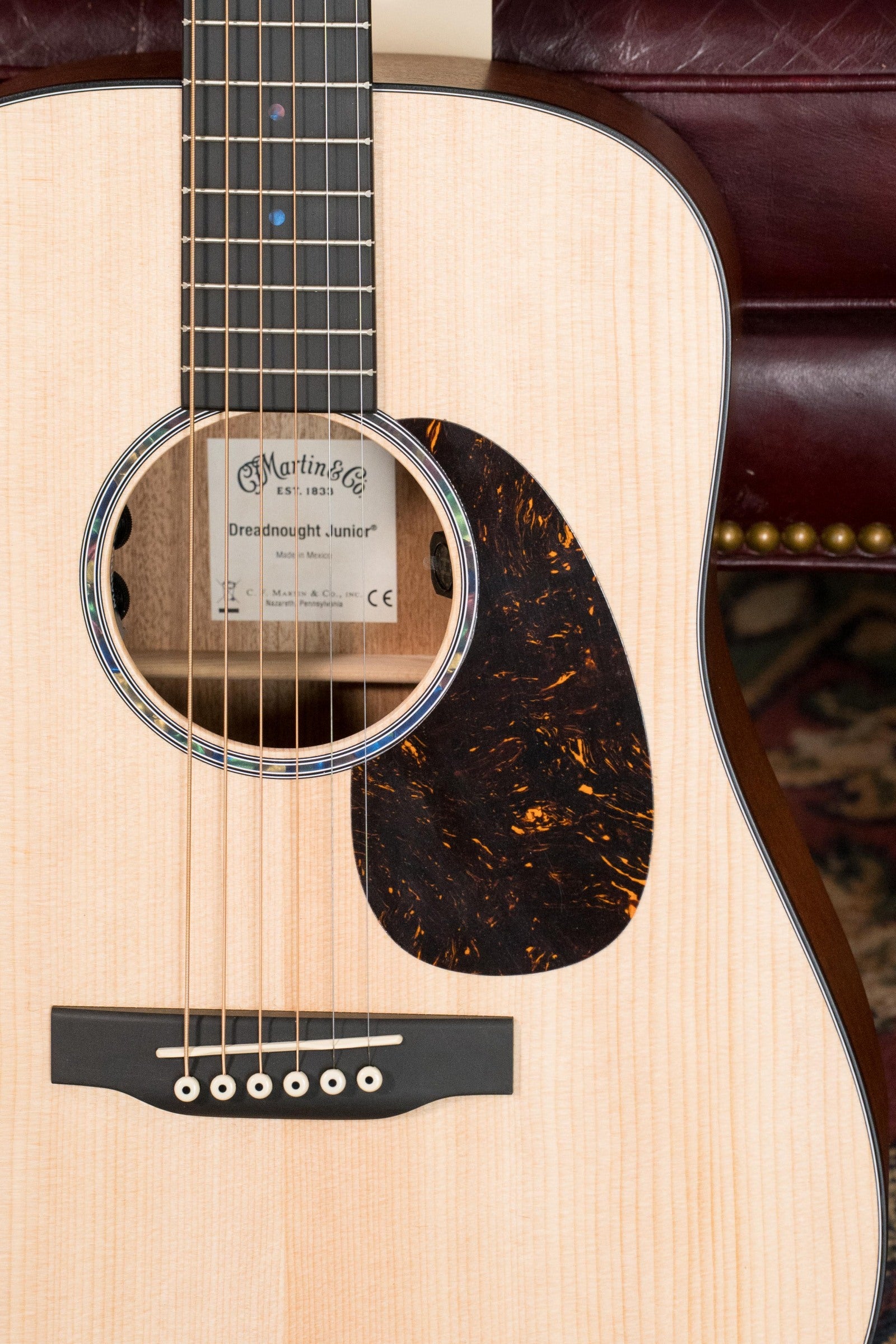 Martin D Jr-E Satin Spruce/Sapele Dreadnought Guitar w/Martin Electronics #2340