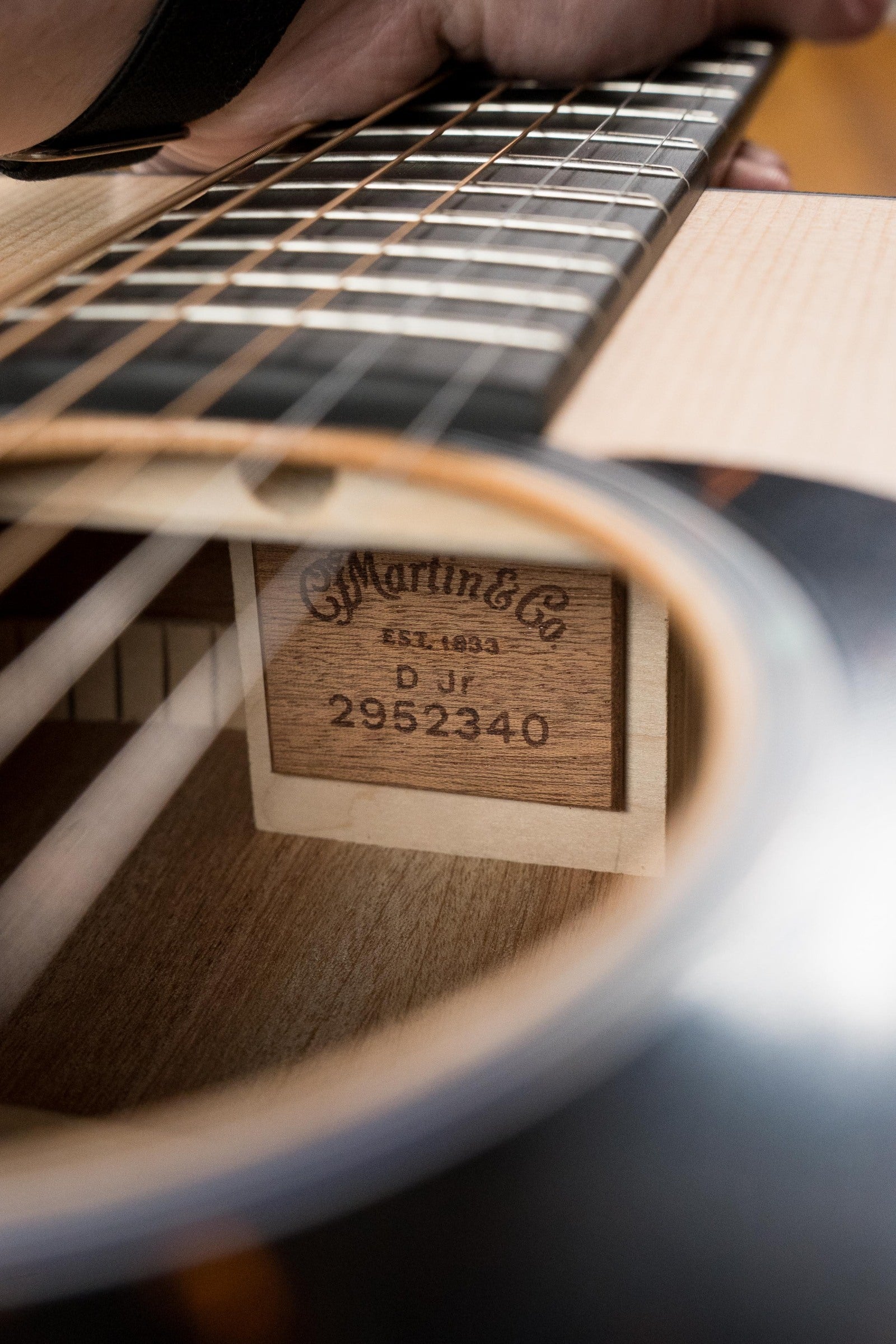 Martin D Jr-E Satin Spruce/Sapele Dreadnought Guitar w/Martin Electronics #2340