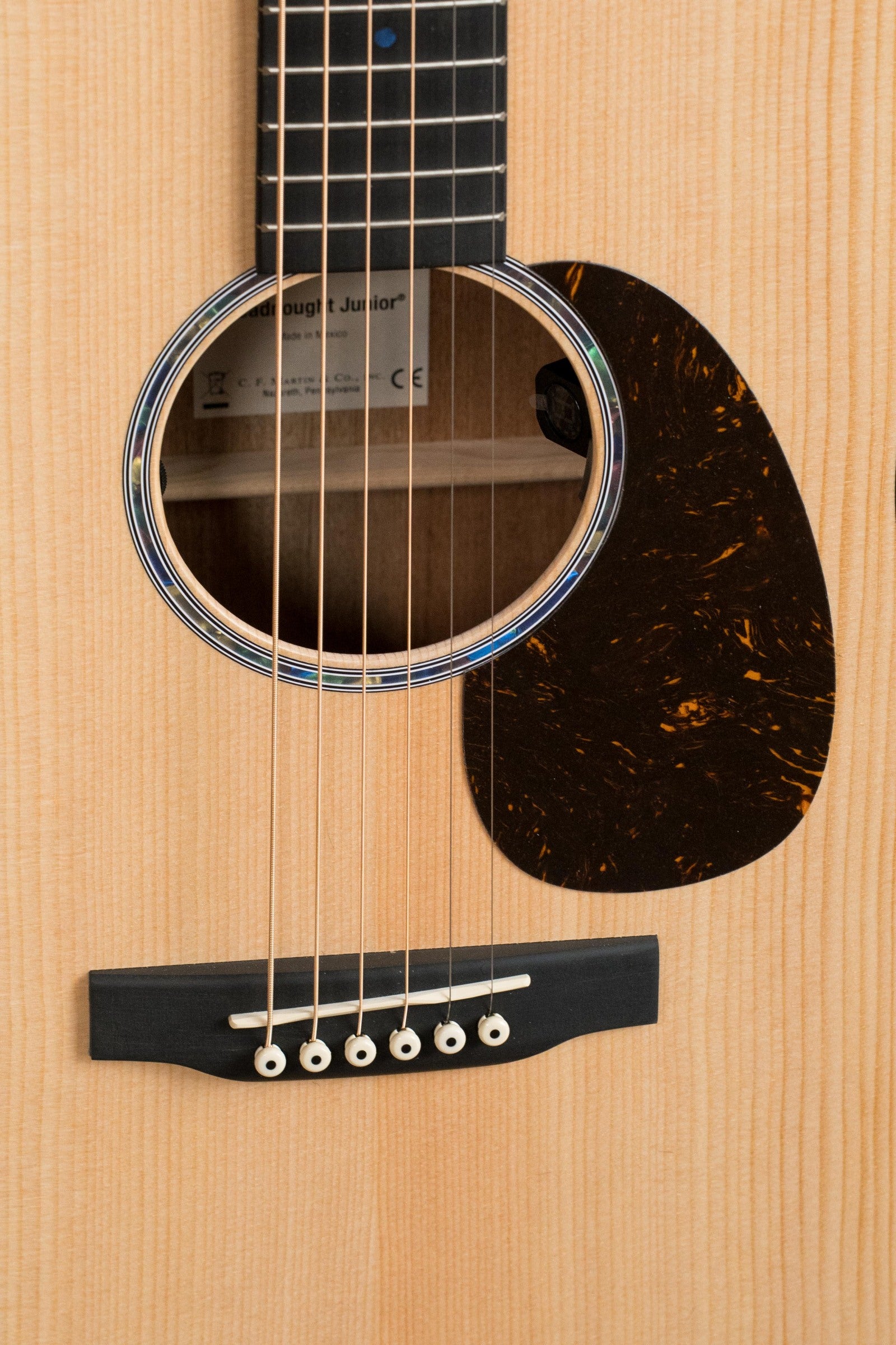 Martin D Jr-E Satin Spruce/Sapele Dreadnought Guitar w/Martin Electronics #2340