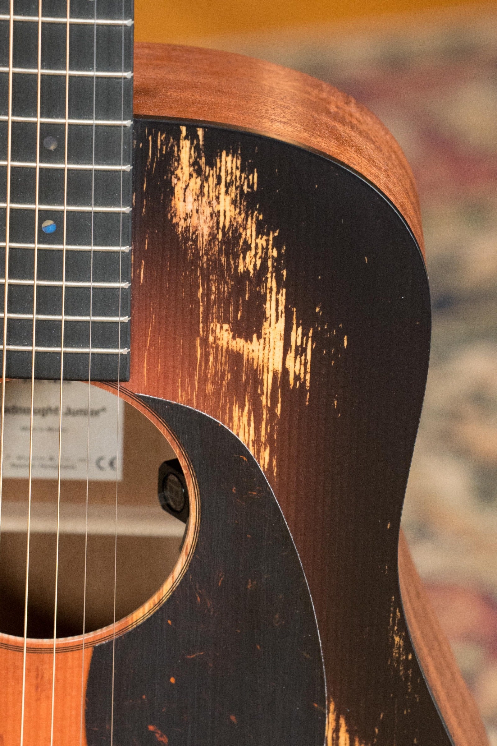 *New 2025 Model* Martin D Jr E Streetlegend Burst Spruce/Sapele Aged-Look Dreadnought Guitar w/Martin Electronics #3866