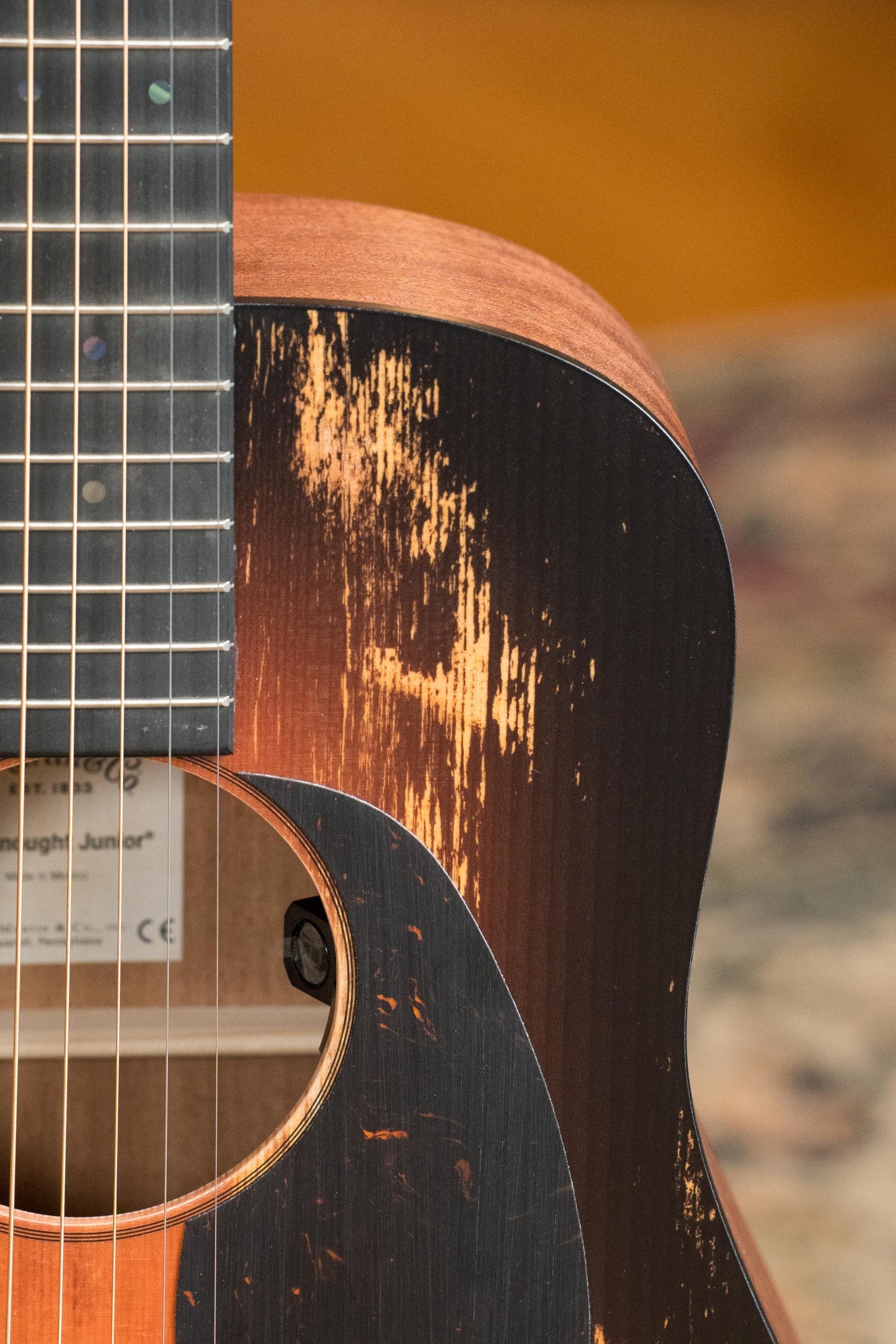 *New 2025 Model* Martin D Jr E Streetlegend Burst Spruce/Sapele Aged-Look Dreadnought Guitar w/Martin Electronics #3868