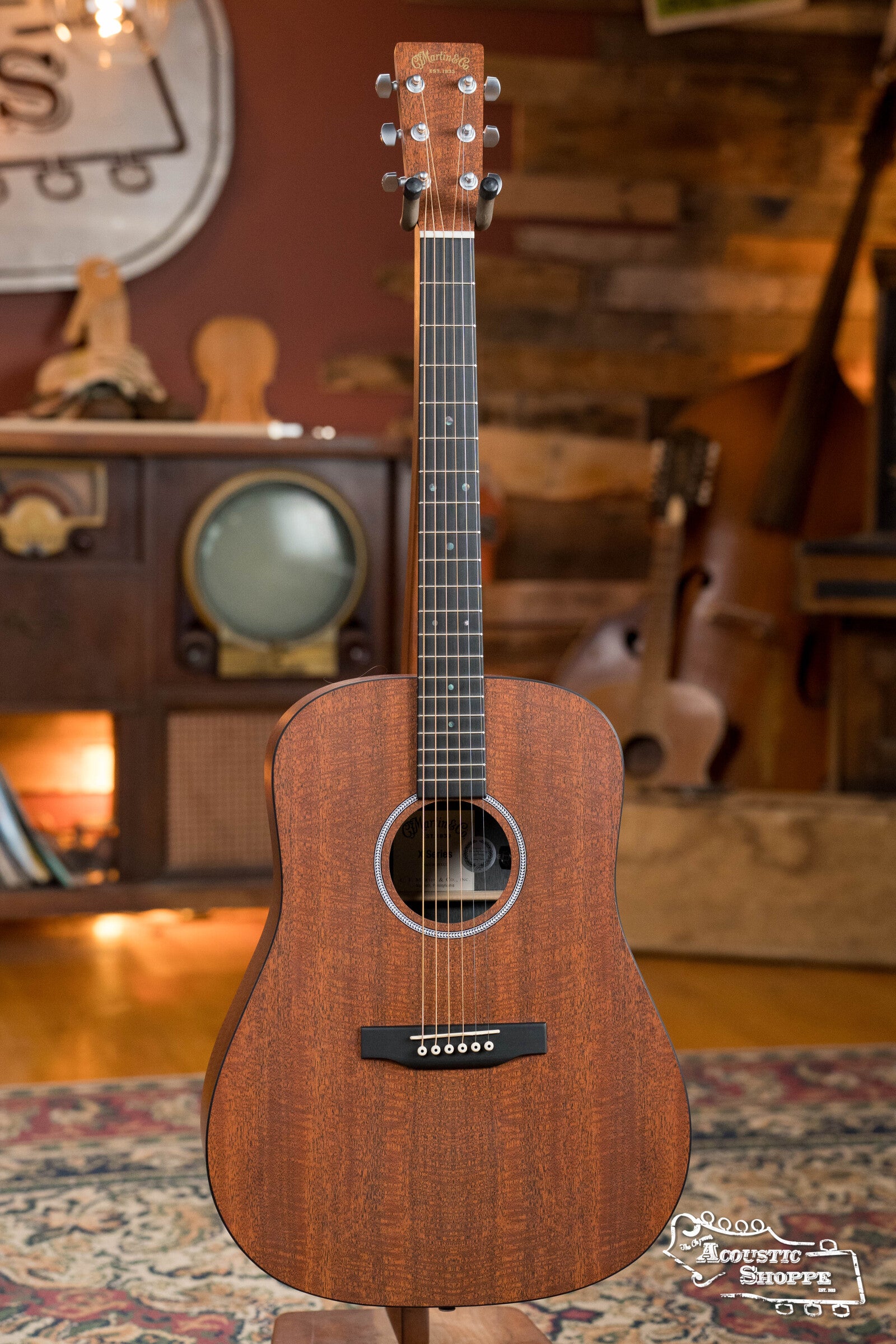 Martin D-X1E All HPL Figured Mahogany Dreadnought Guitar w/Martin E-1 Pickup #9164