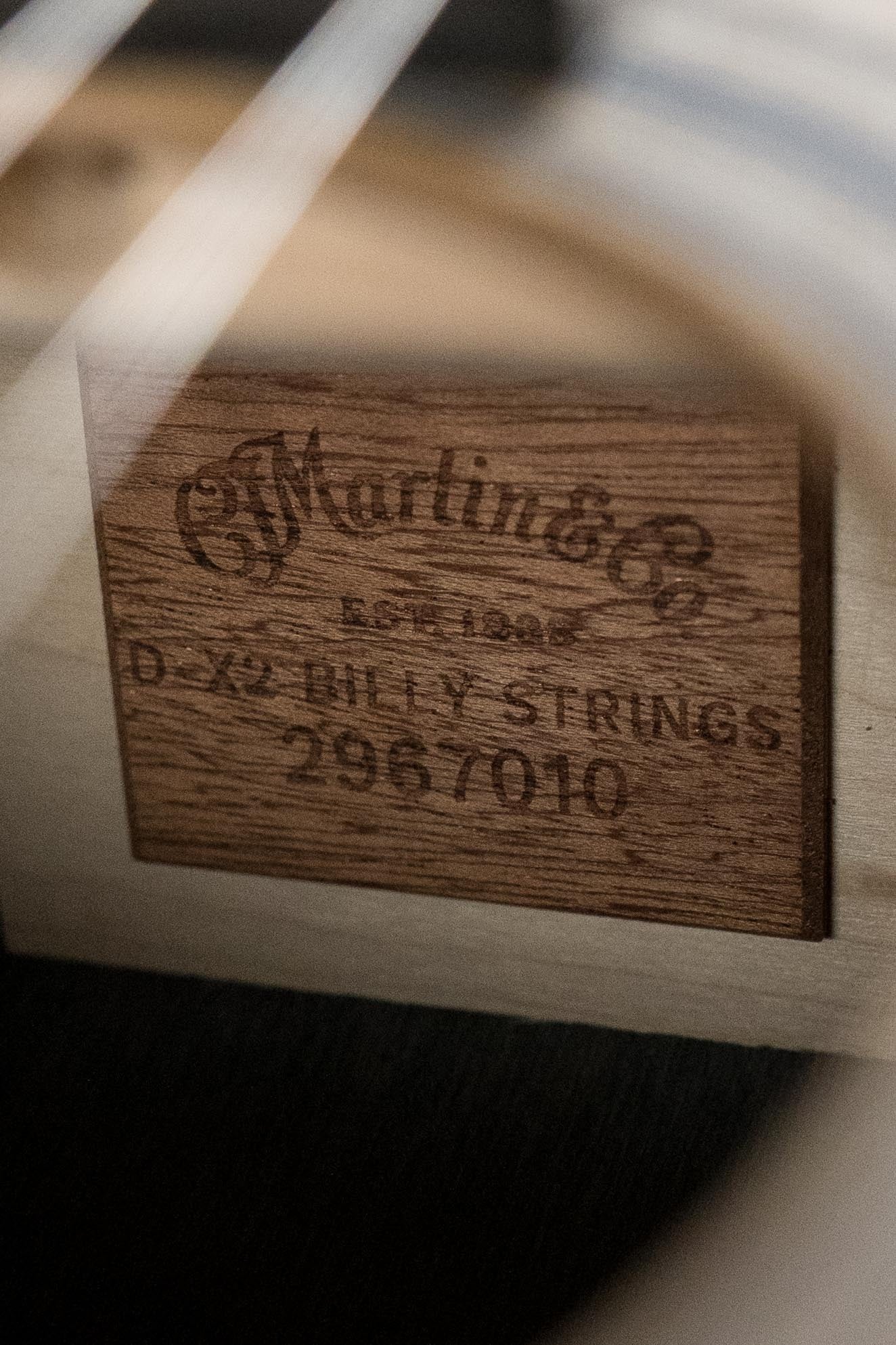 Martin D-X2E Billy Strings Spruce/HPL Rosewood Dreadnought Guitar w/Martin Electronics #7010