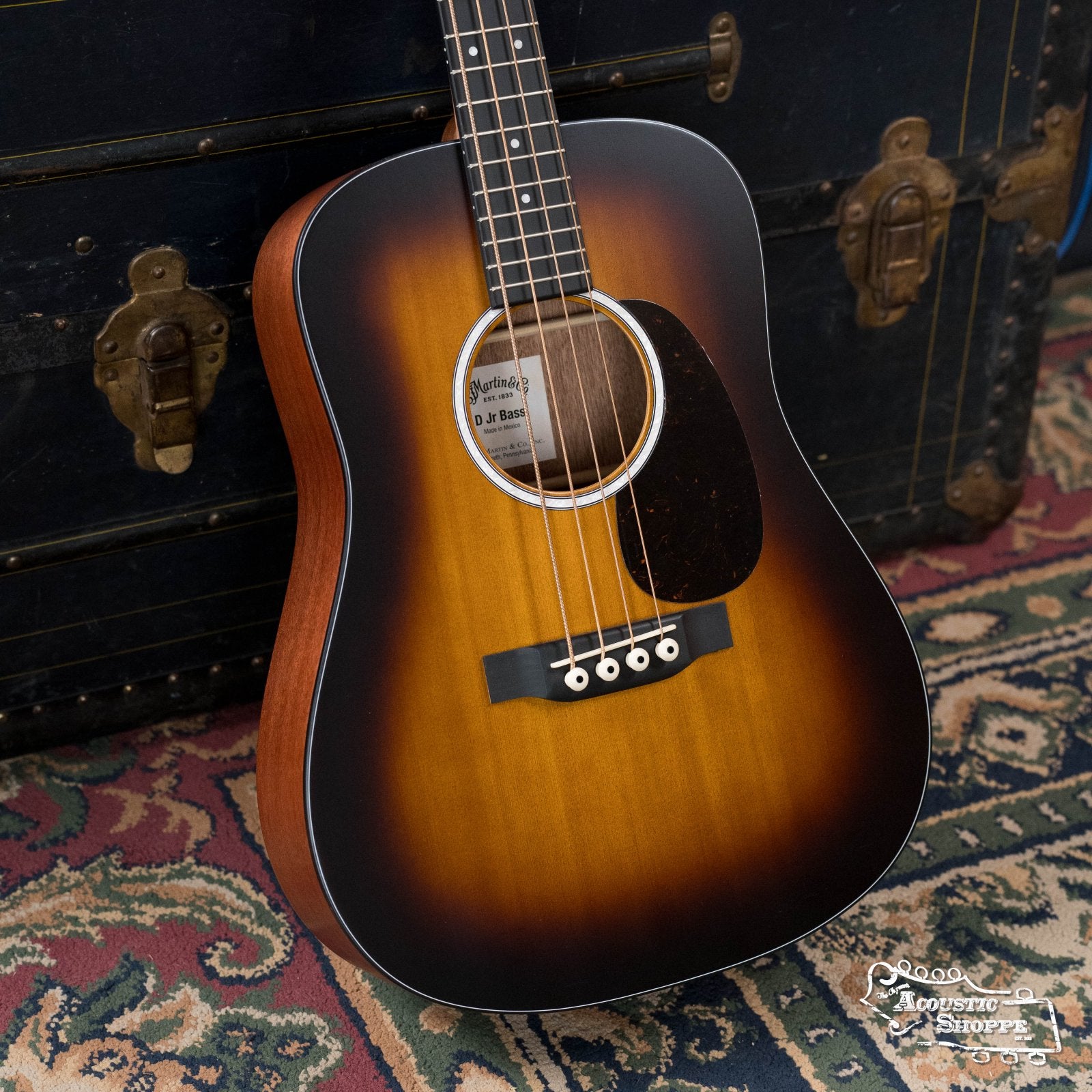 Martin DJR-10E Spruce/Sapele Sunburst Bass Guitar w/Fishman Pickup #1700