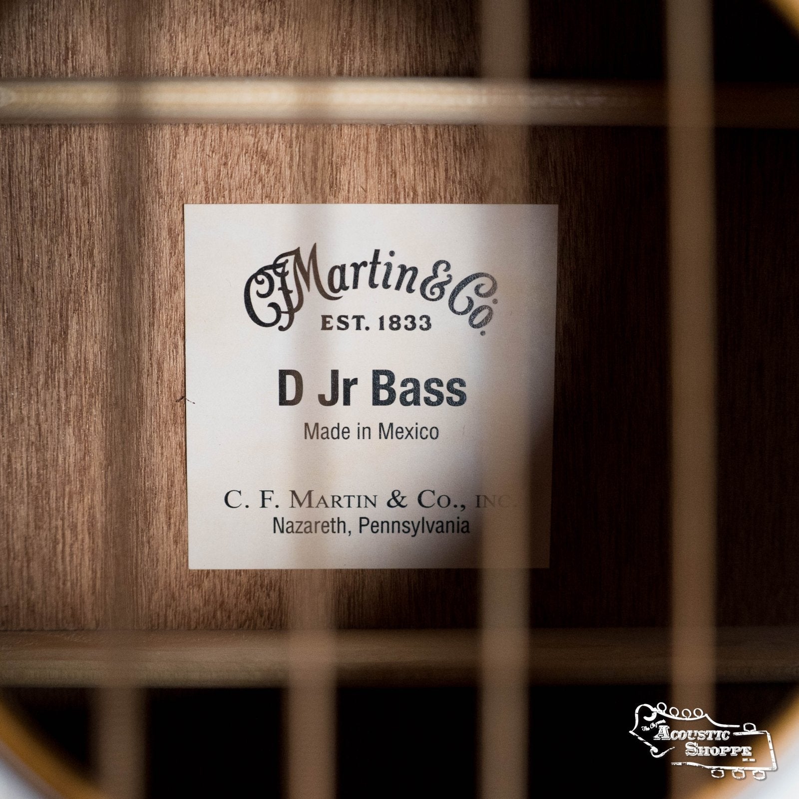 Martin DJR-10E Spruce/Sapele Sunburst Bass Guitar w/Fishman Pickup #1700