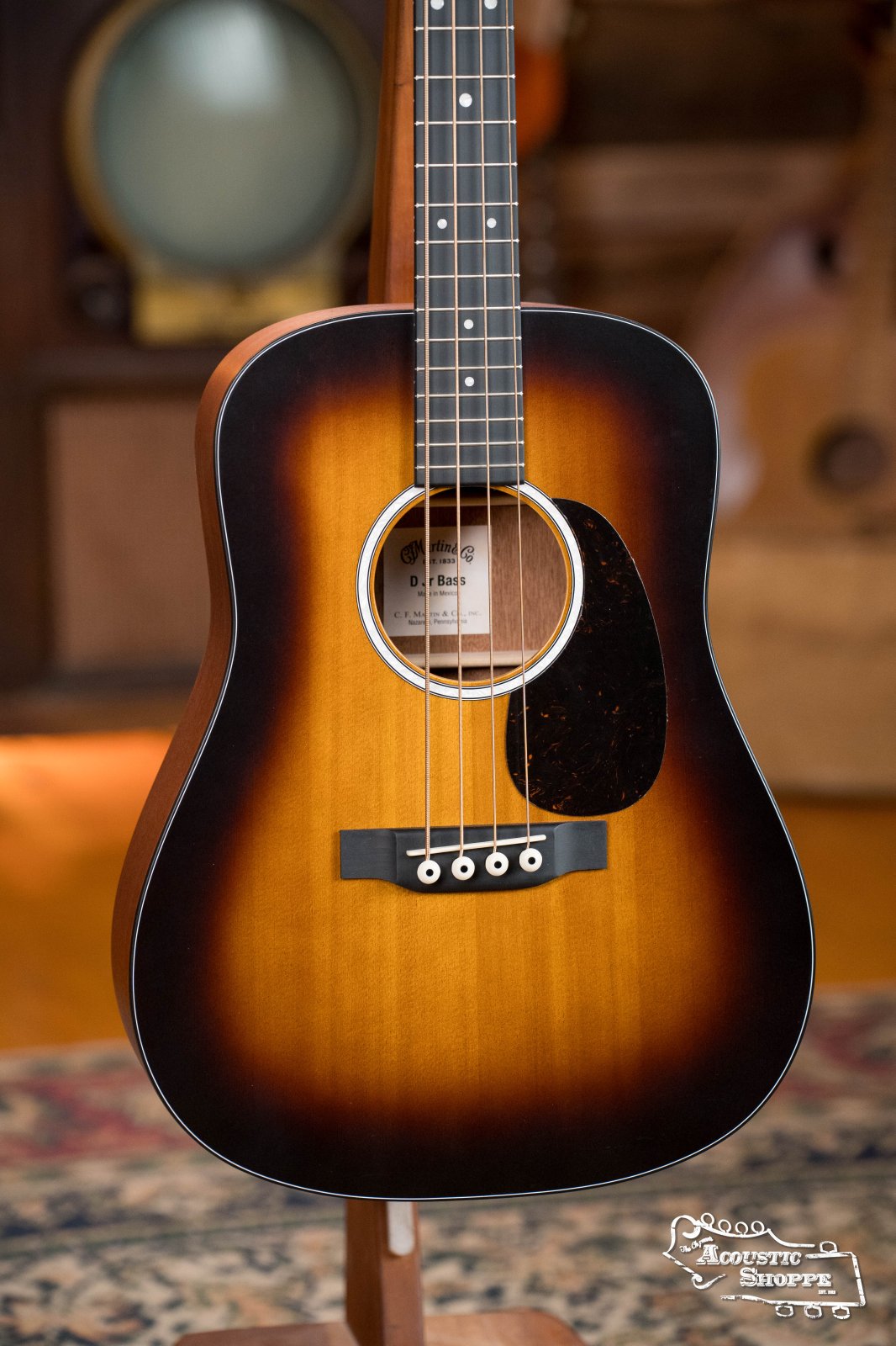 Martin DJR-10E Spruce/Sapele Sunburst Bass Guitar w/Fishman Pickup #1700