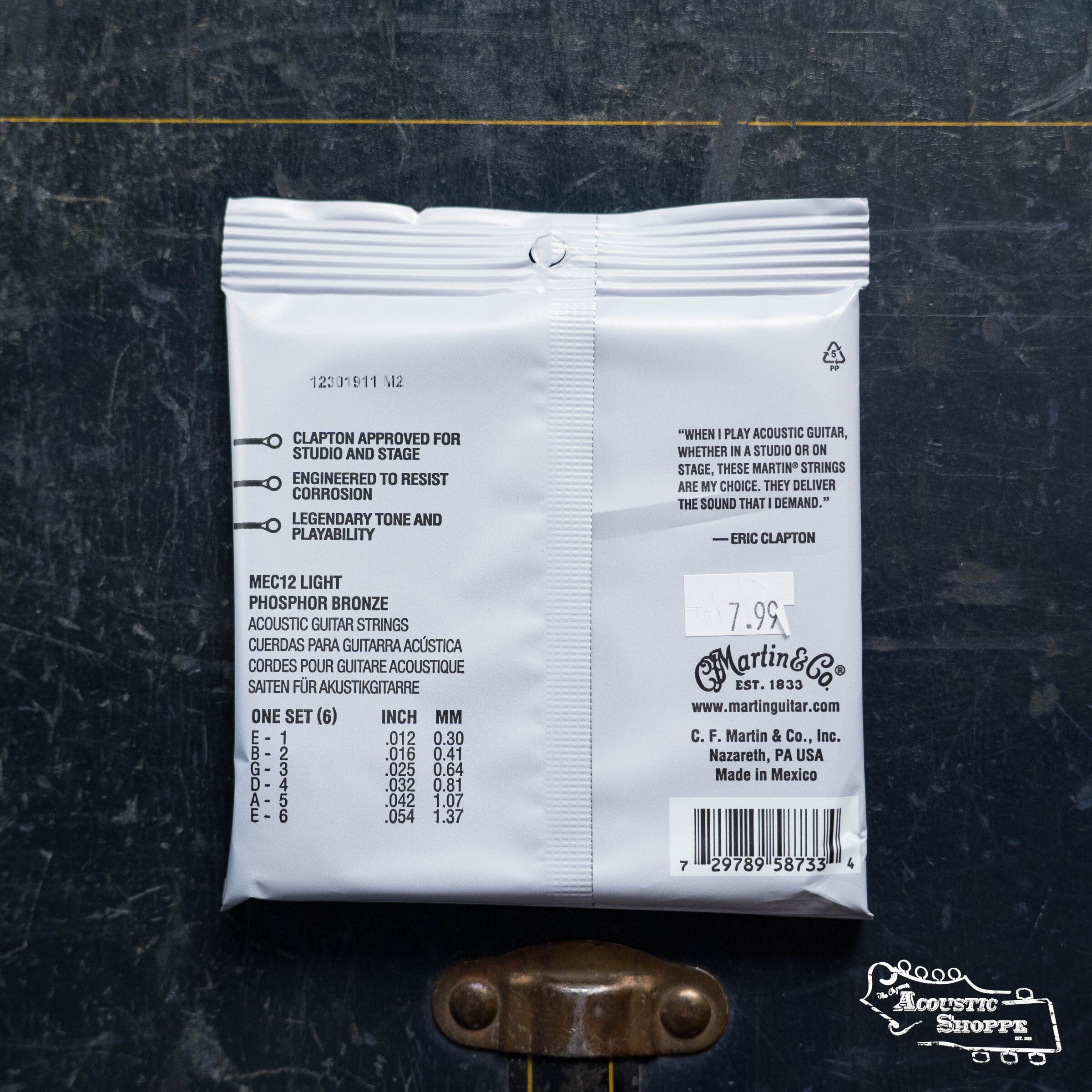 Martin Eric Clapton Light Guitar Strings 41Y19MEC12