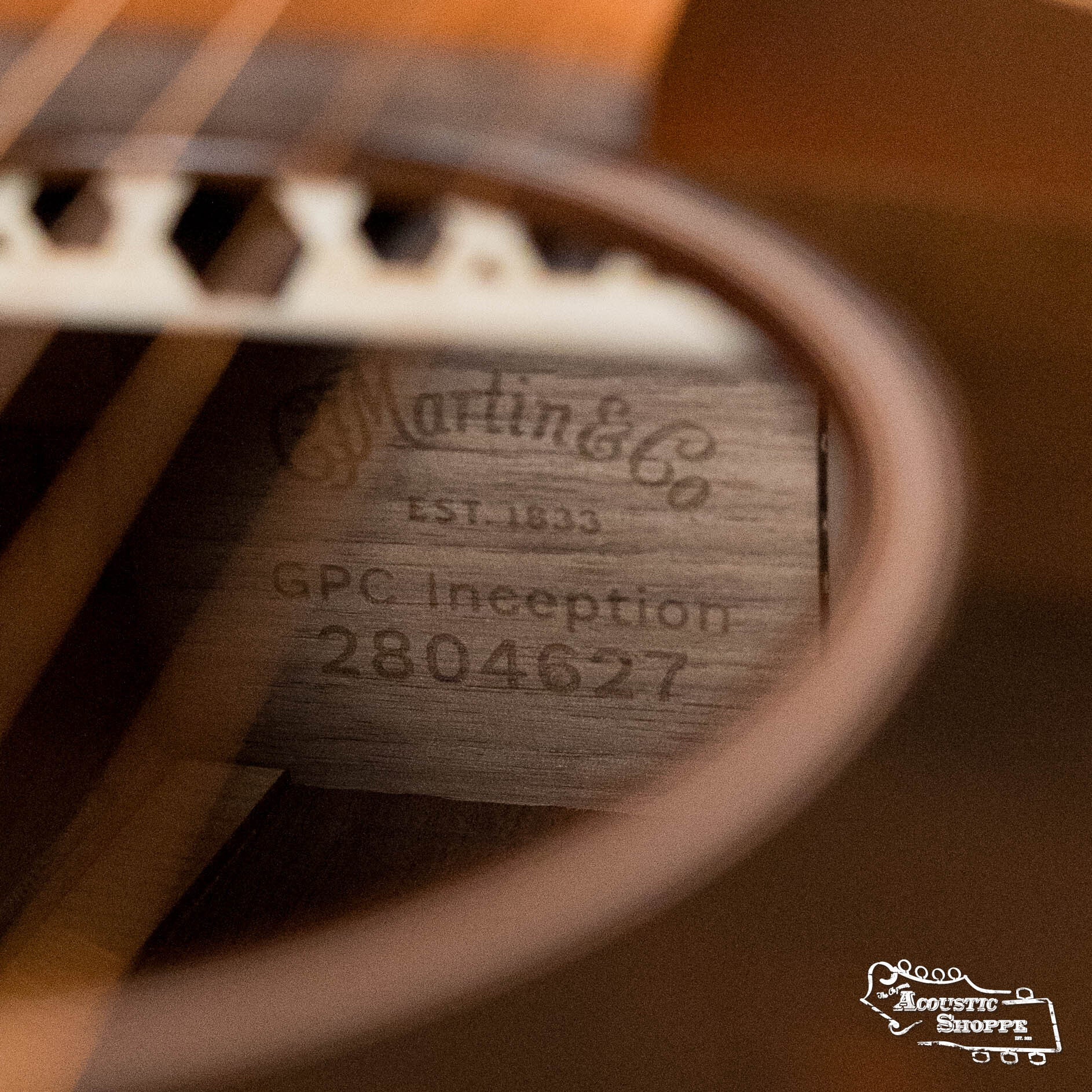 Martin GPCE Inception™ Spruce/Maple Grand Performance Amber Fade Sunburst Guitar w/LR Baggs Pickup #4627