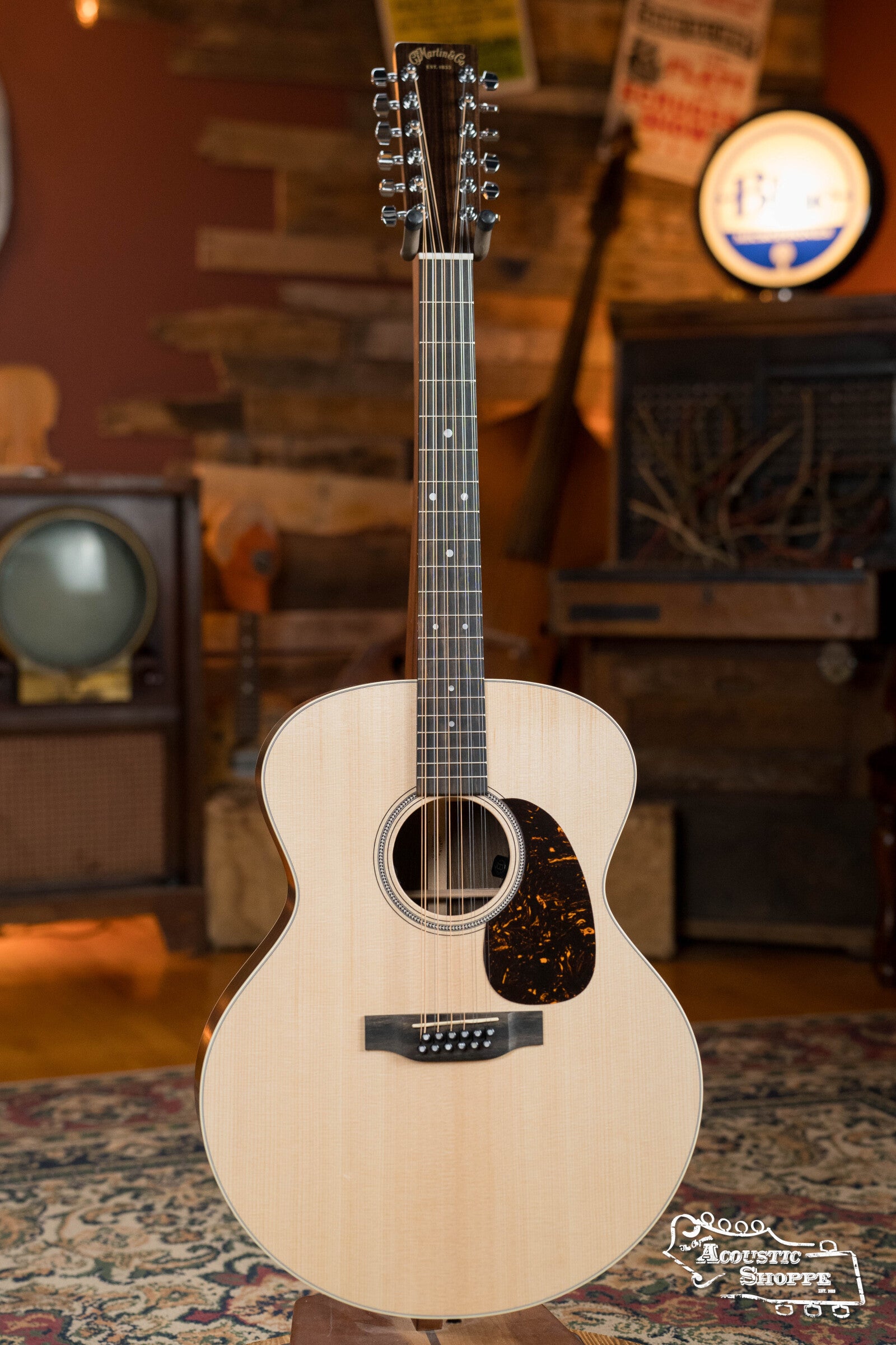 Martin Grand J-16E 12 String Satin Spruce/Indian Rosewood Guitar w/Martin E-1 pickup #2462