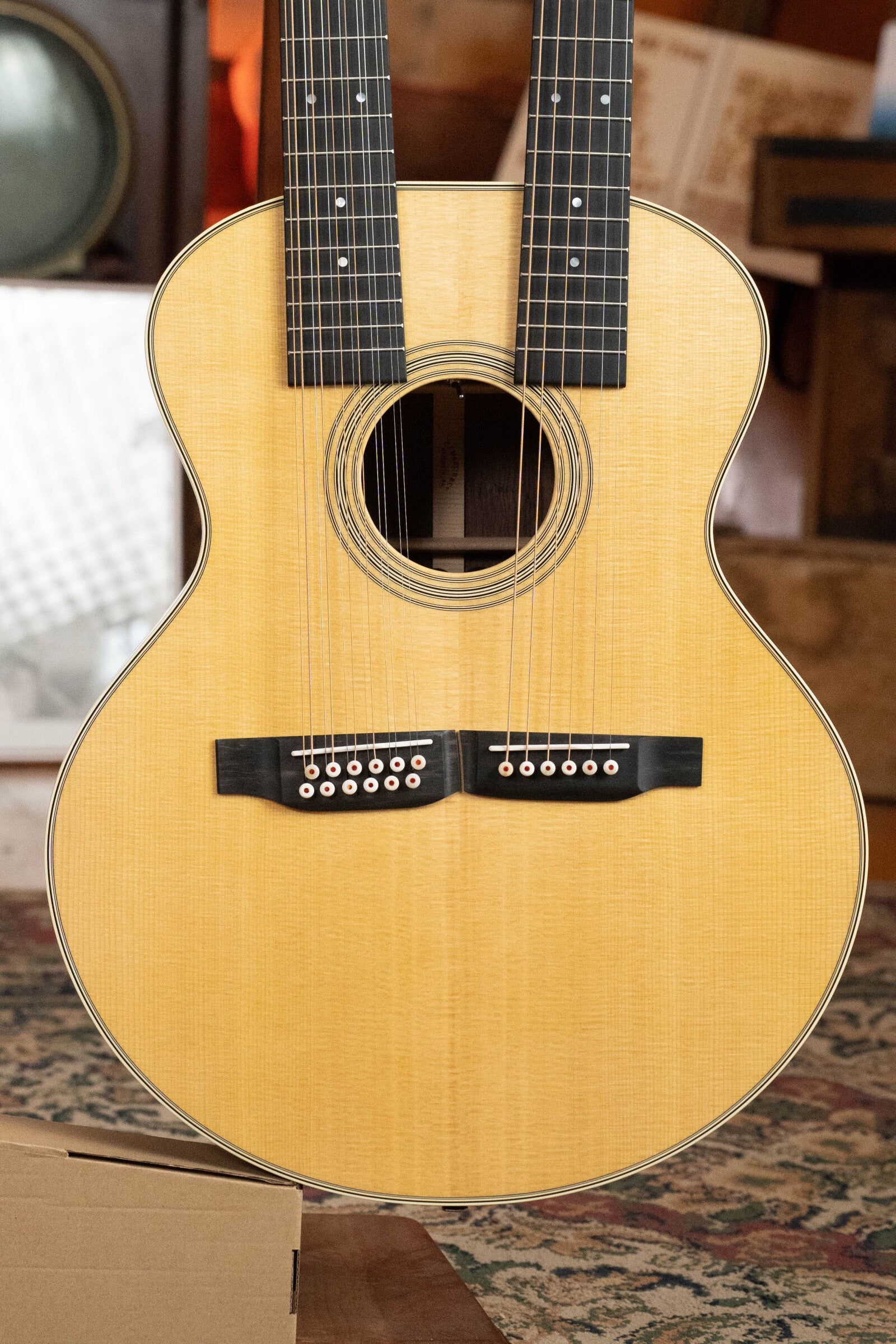 Martin Grand J-28E DN Spruce/Rosewood Double Neck Jumbo Guitar w/Fishman Pickup #3046