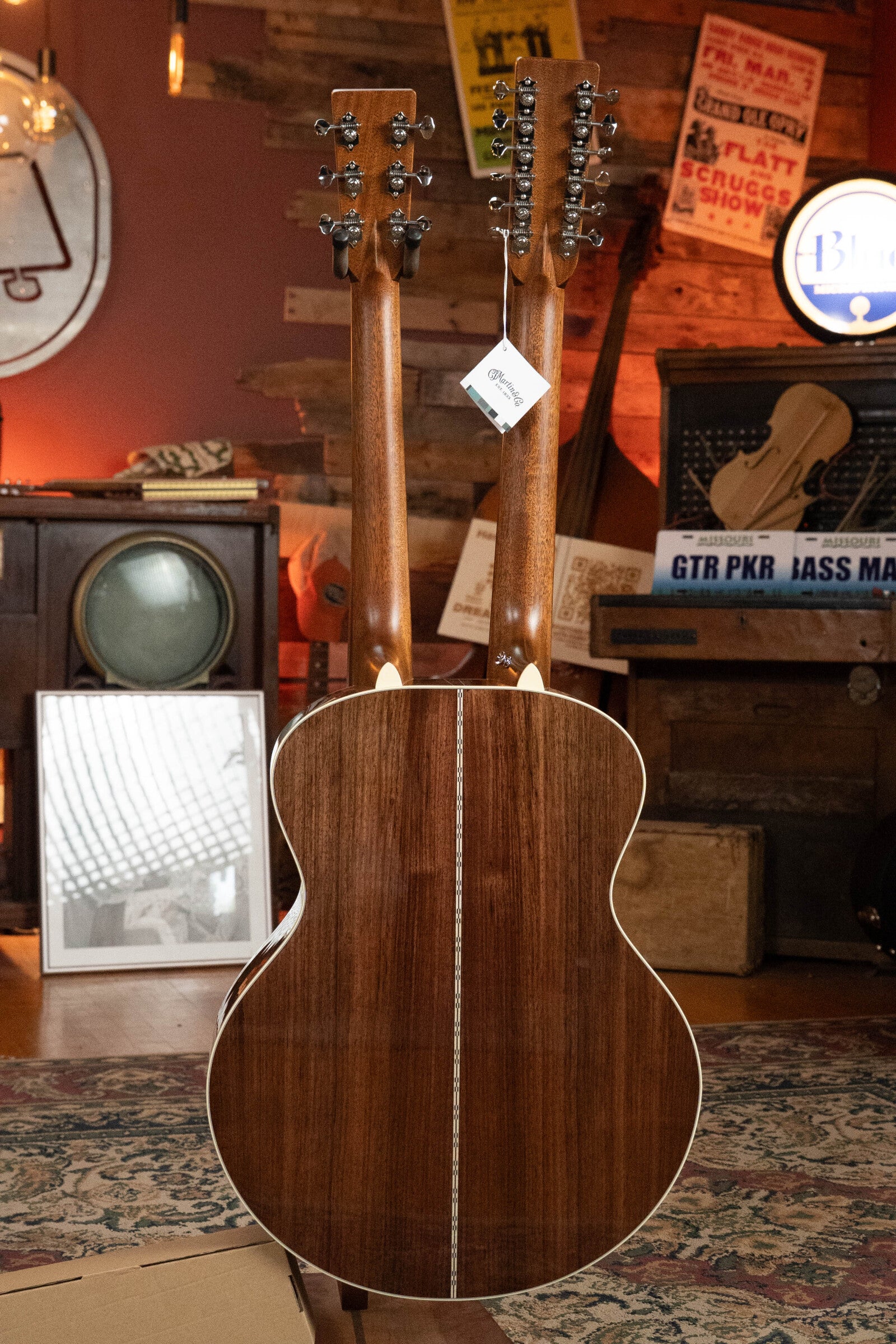 Martin Grand J-28E DN Spruce/Rosewood Double Neck Jumbo Guitar w/Fishman Pickup #3046