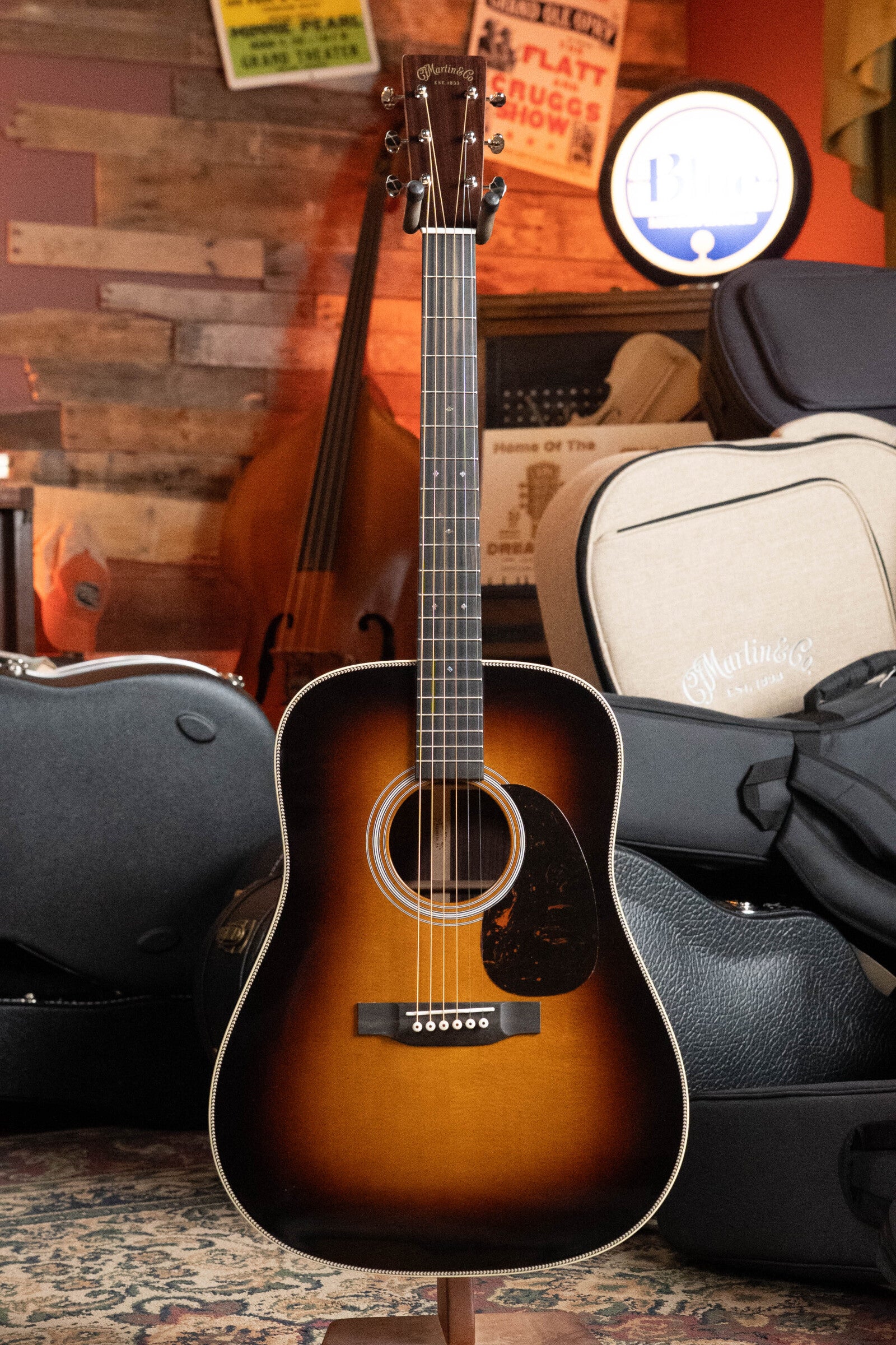 Martin HD-28 1935 Sunburst Spruce/East Indian Rosewood Dreadnought Acoustic Guitar #0252