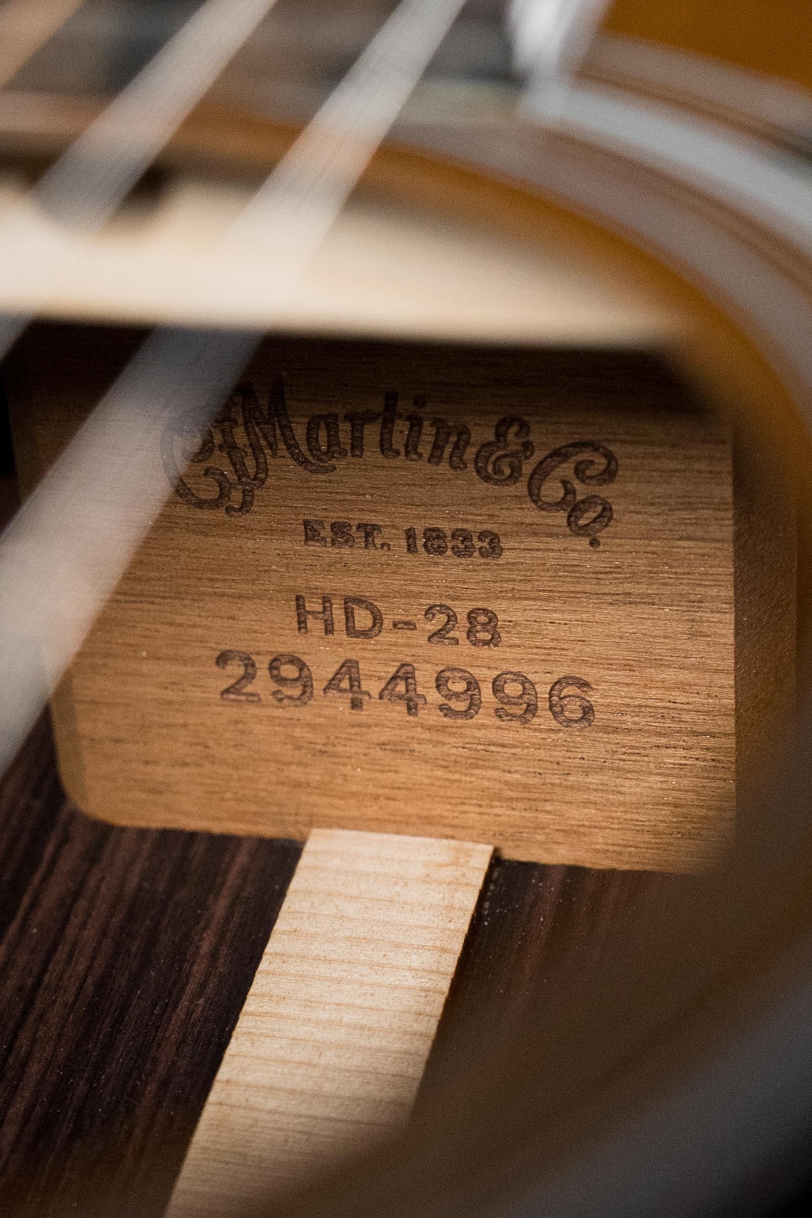 Martin HD-28 1935 Sunburst Spruce/East Indian Rosewood Dreadnought Acoustic Guitar #4996