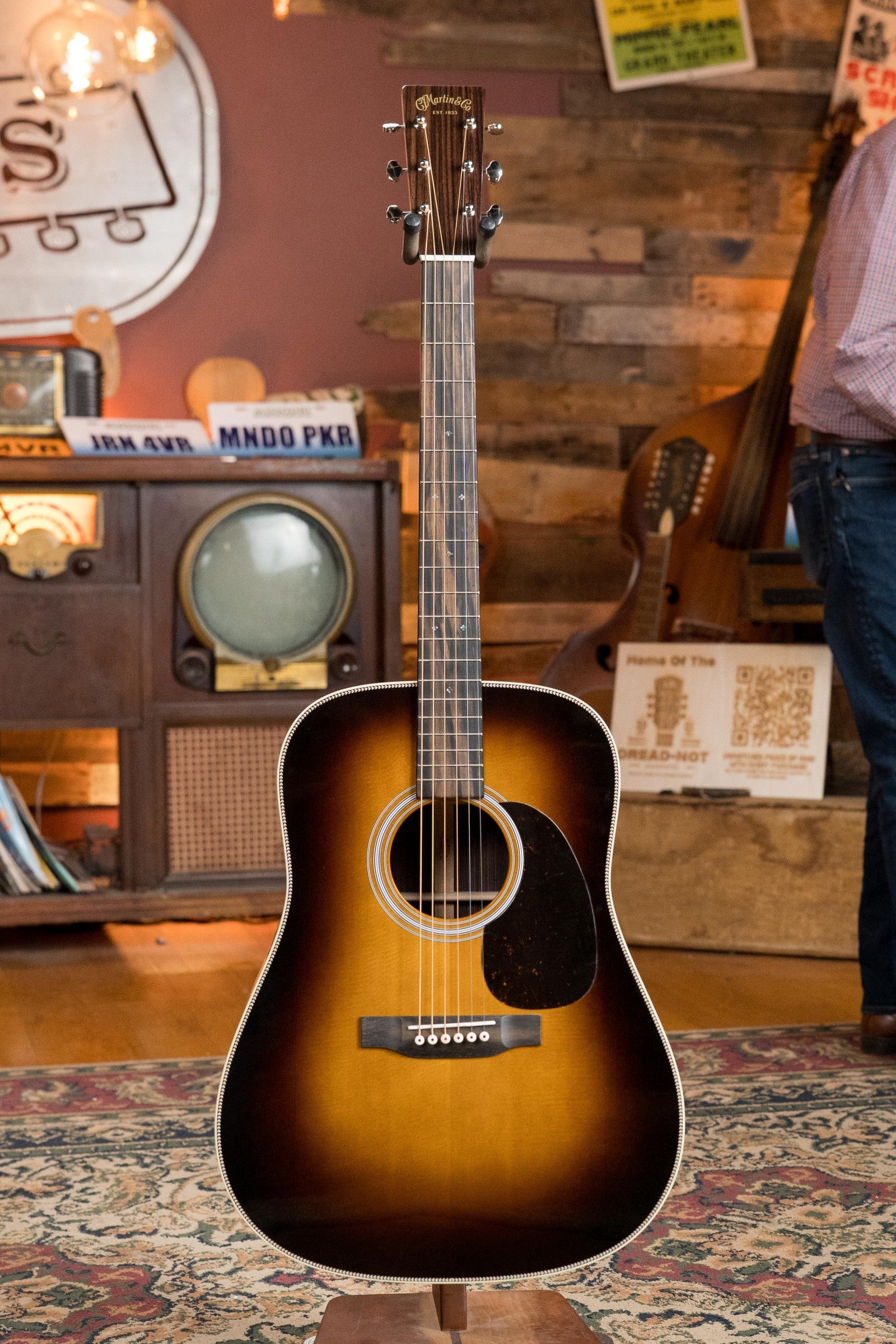 Martin HD-28 1935 Sunburst Spruce/East Indian Rosewood Dreadnought Acoustic Guitar #4996