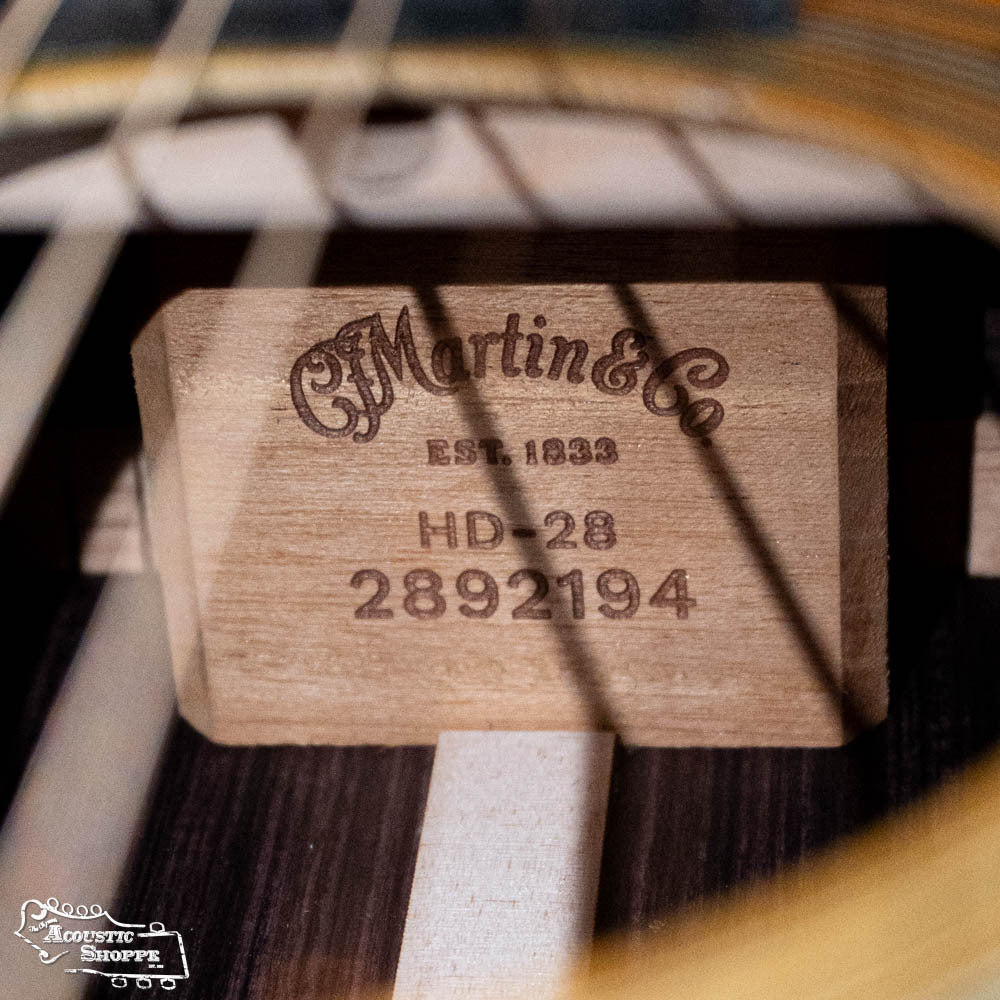 *Dread-Not Certified Used* Martin HD-28 Spruce/East Indian Rosewood Dreadnought Acoustic Guitar #2194