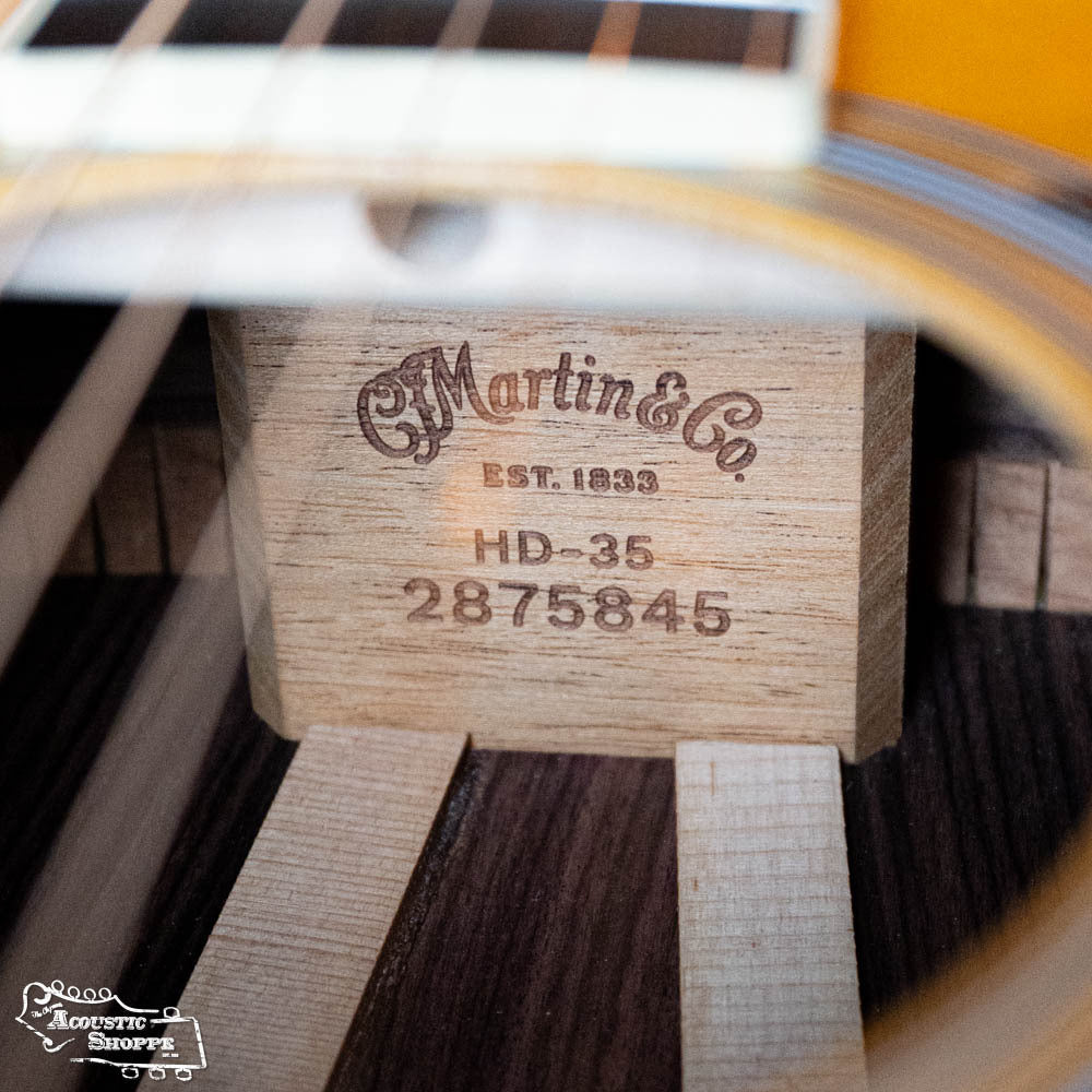 *Dread-Not Certified Floor Model* Martin HD-35 Spruce/Indian Rosewood Dreadnought Acoustic Guitar #5845