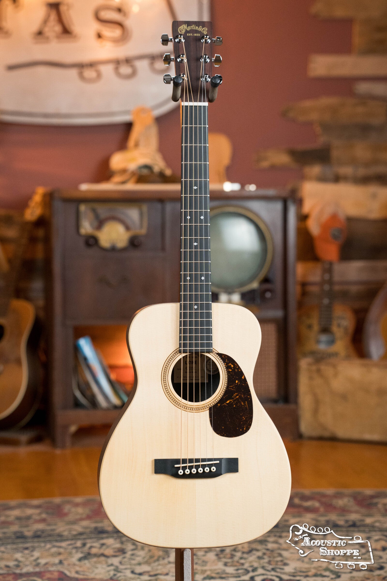 Martin LX1R Little Martin Spruce/HPL Rosewood Travel Guitar w/Fishman Pickup #3357