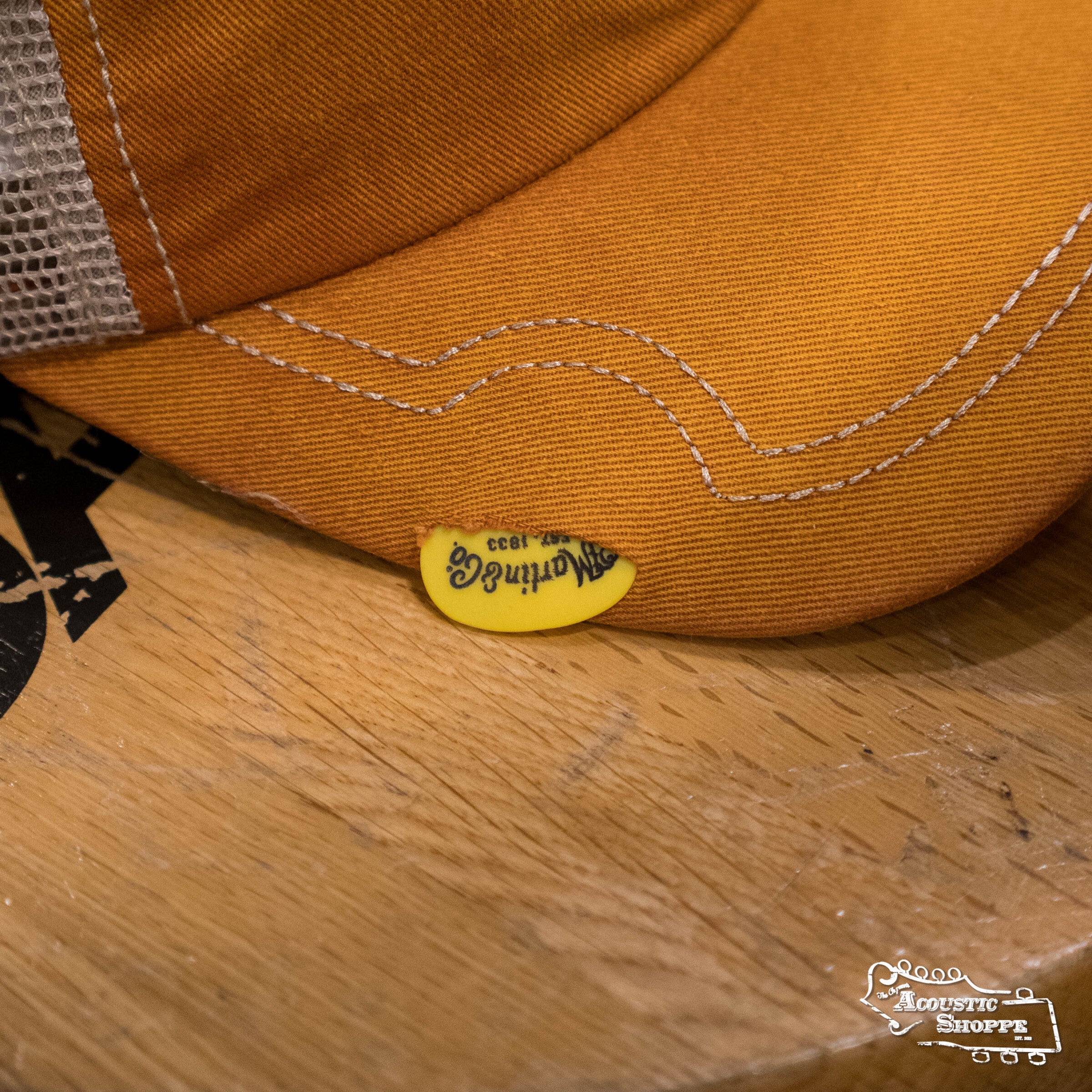 Martin Logo Mesh Pick-Holder Hat - Orange