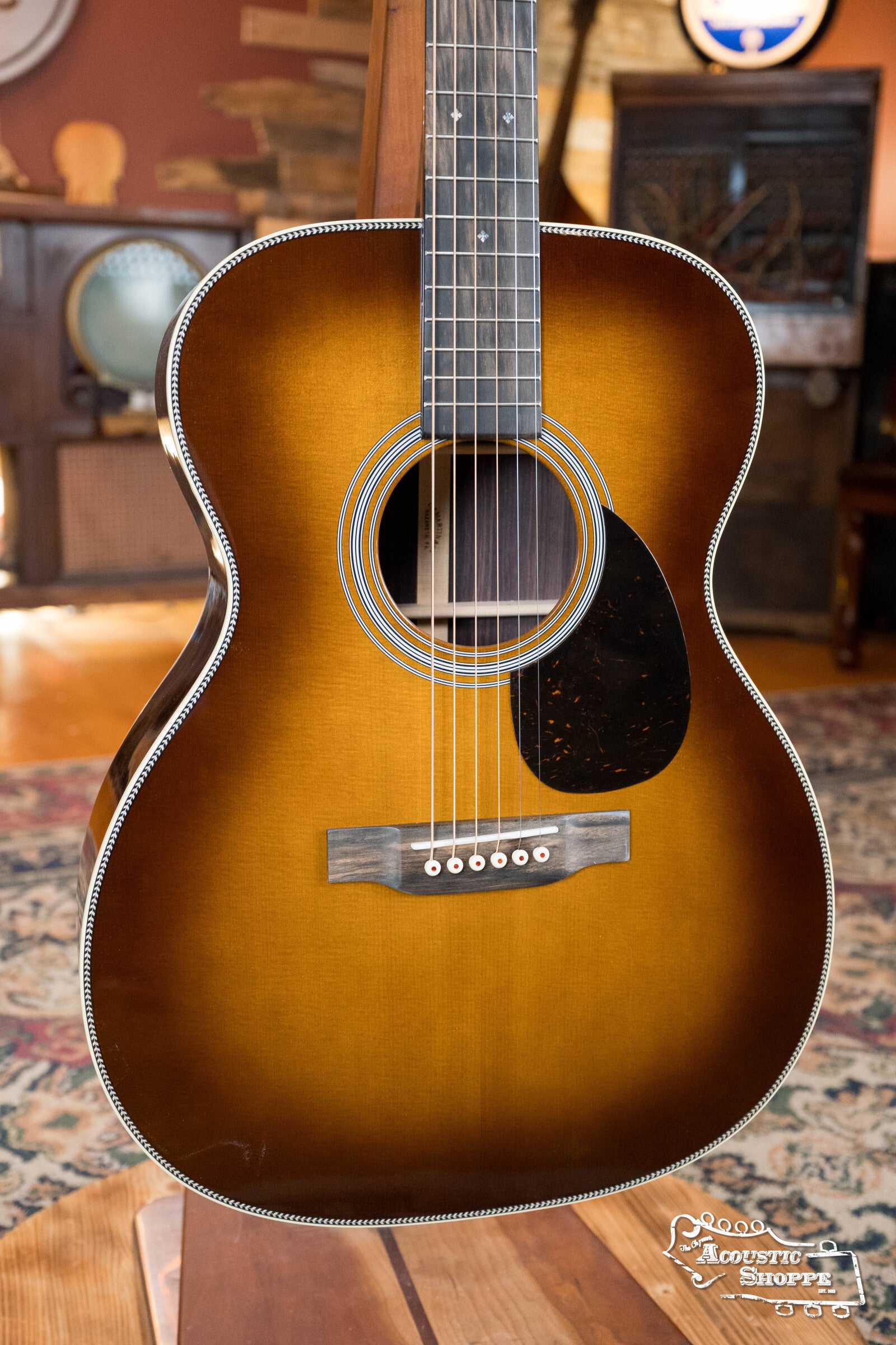 *Dread-Not Certified Floor Model* Martin OM-28 Ambertone Spruce/East Indian Rosewood Orchestra Model Acoustic Guitar #9852