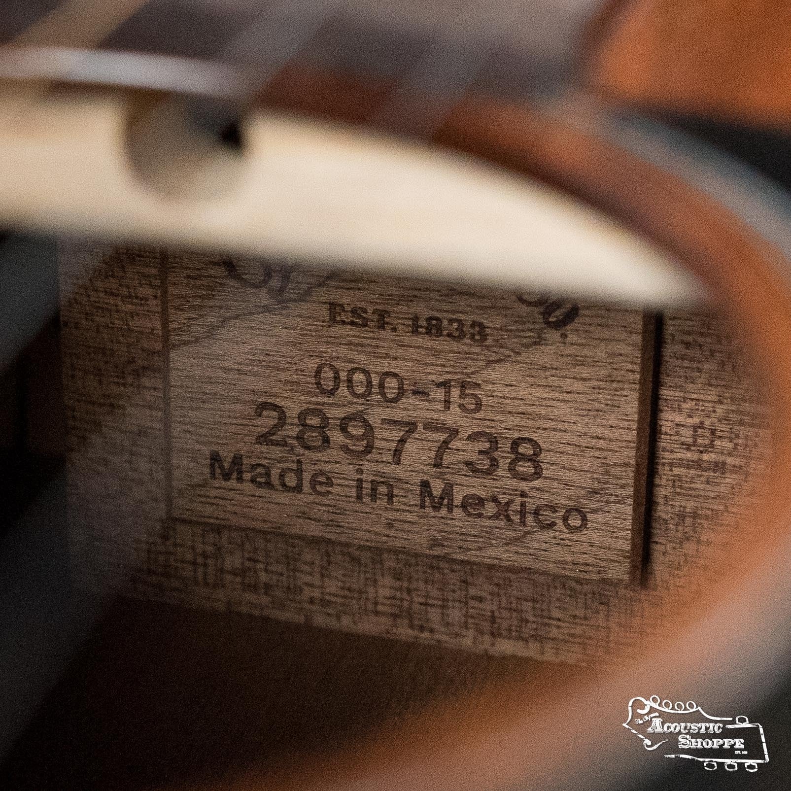 Martin OOO-15E Mahogany/Sapele OOO Guitar w/Martin Electronics #7738